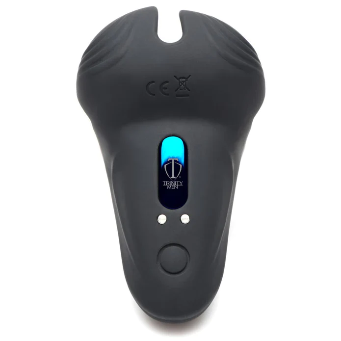 10X SILICONE COCK & BALL RING W/ VIBRATING TAINT STIMULATOR & REMOTE - Image 7