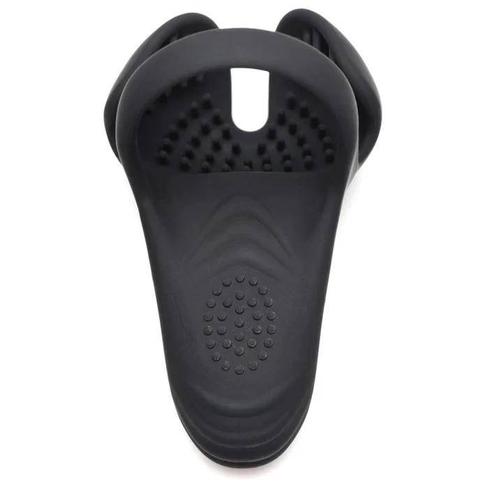 10X SILICONE COCK & BALL RING W/ VIBRATING TAINT STIMULATOR & REMOTE - Image 9