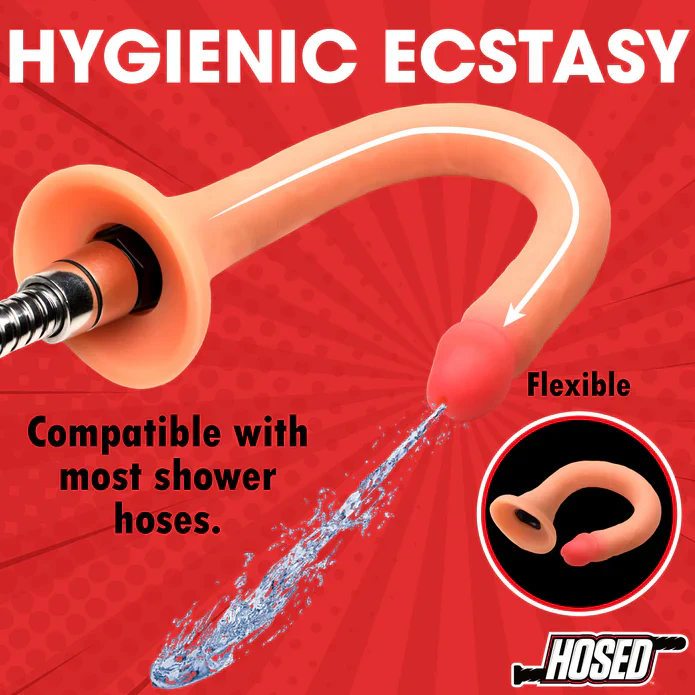 Hosed 19" Slim Silicone Enema Hose - Image 6