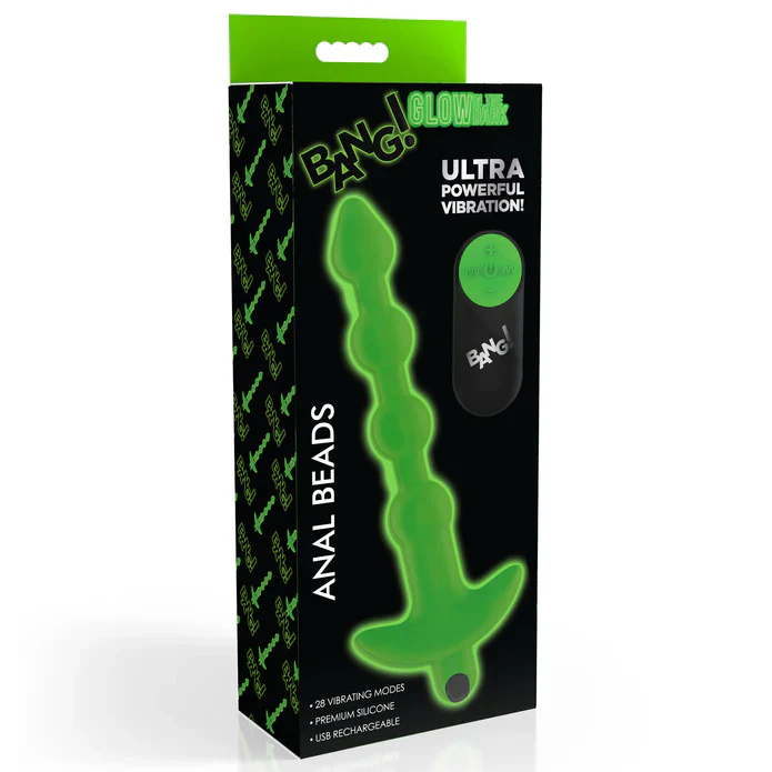 28X Glow-In-The-Dark Anal Beads W/ Remote - Image 10
