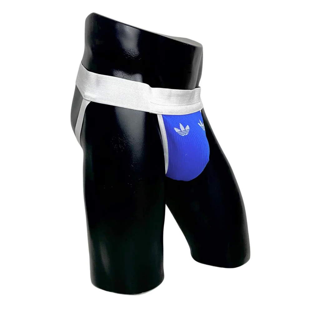 Adidas Logo Dark Blue Socks Jockstrap By SNEAKERMASK - Image 3