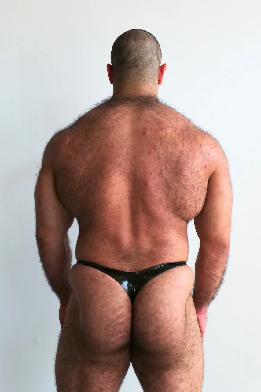 Alfons Dovana Black Shiny Thong - Image 4
