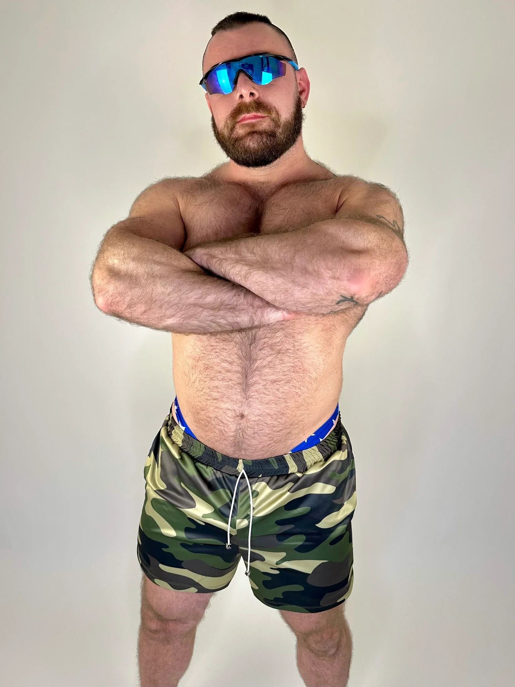Alfons Dovana Camo USA Shorts - Image 8
