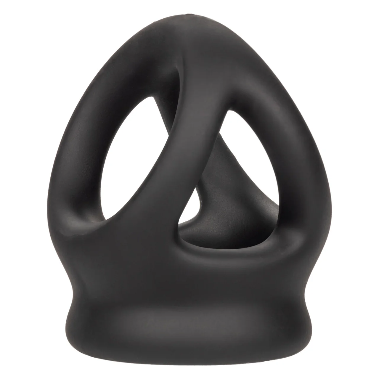 Alpha Liquid Silicone Dual Cage & Ring - Black - Image 10