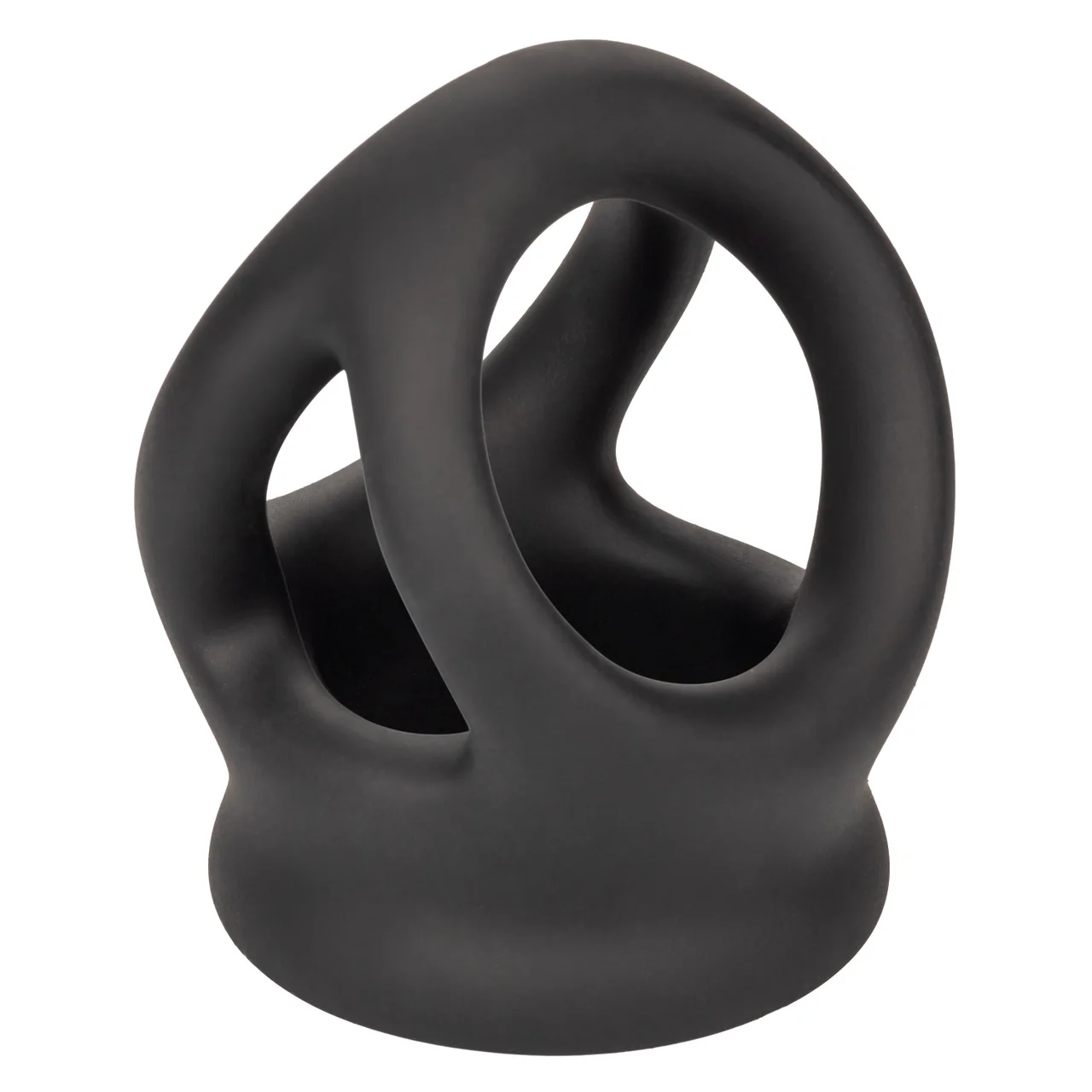 Alpha Liquid Silicone Dual Cage & Ring - Black - Image 12
