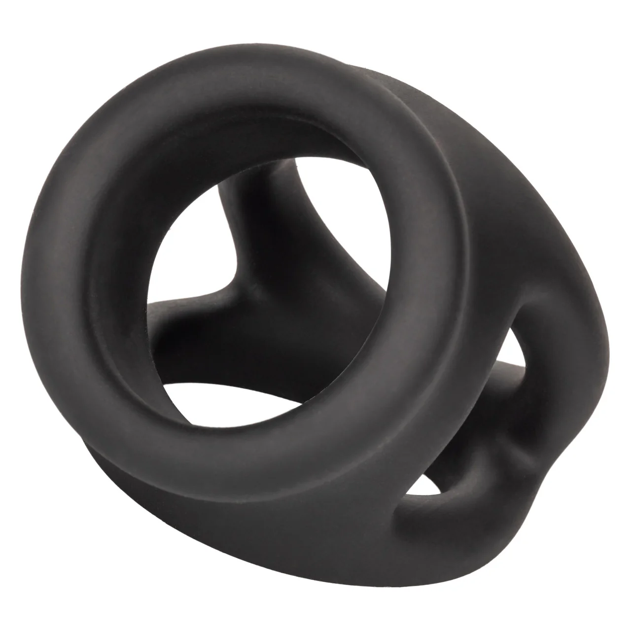 Alpha Liquid Silicone Dual Cage & Ring - Black - Image 13