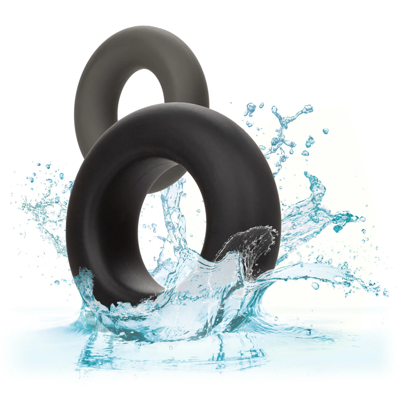 Alpha Liquid Silicone Prolong Cock Ring (2 Piece Set) - Image 7
