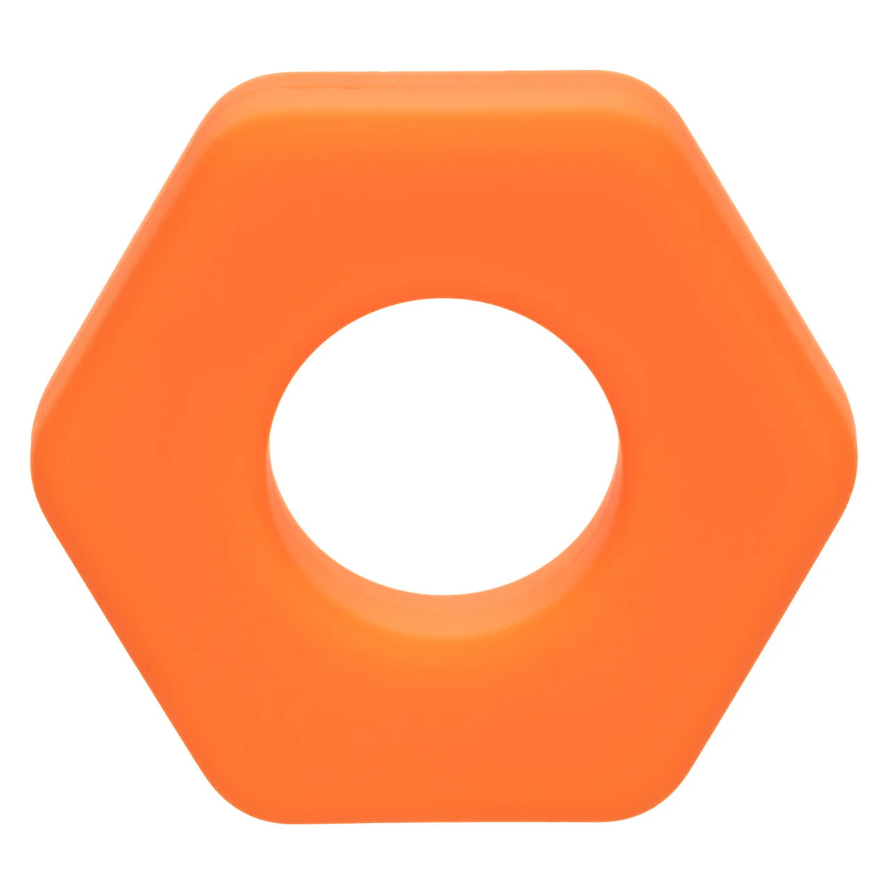 Alpha Liquid Silicone Prolong Sexagon Cock Ring - Image 2