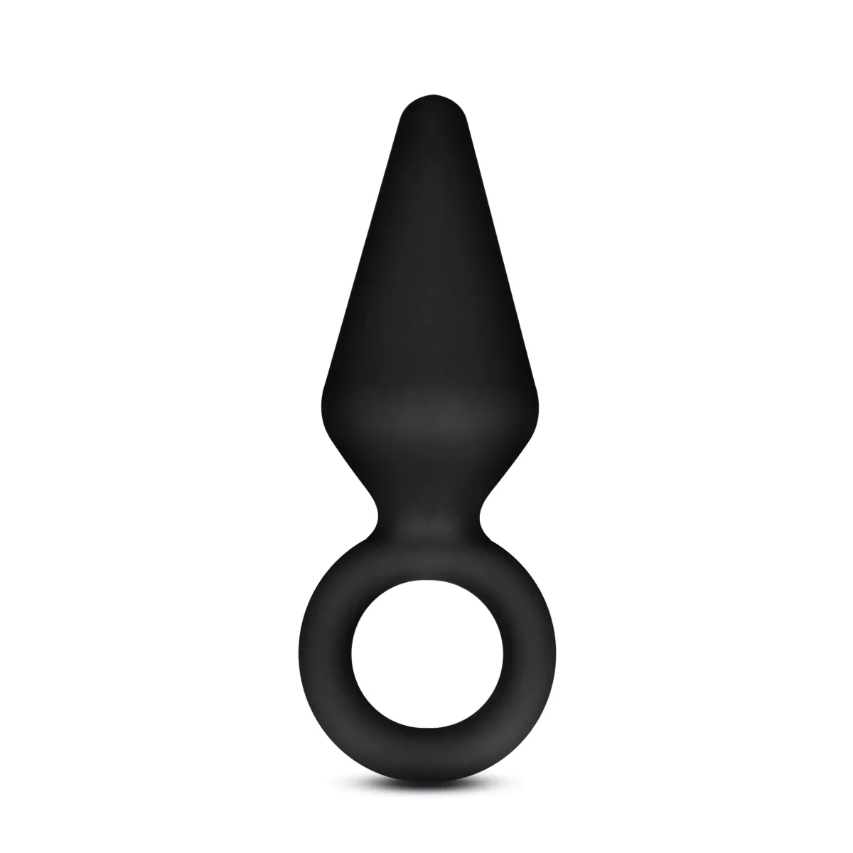 Anal Adventures Platinum Loop Black 3-Inch Anal Plug - Image 4