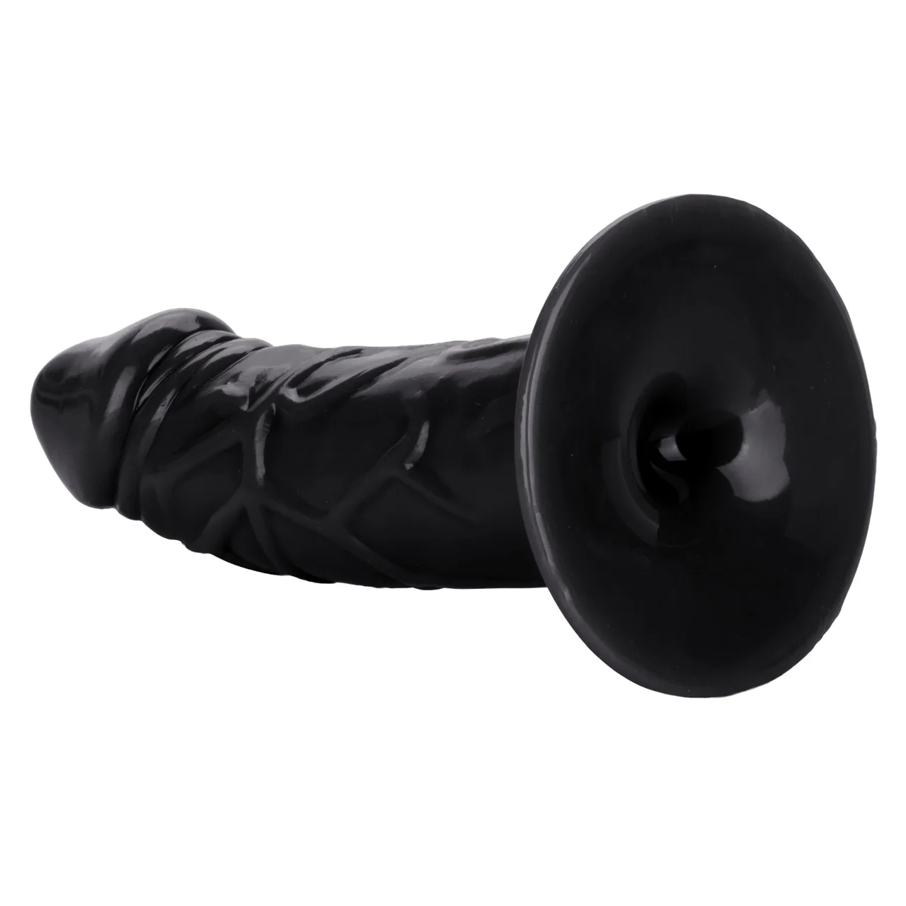 Anal Toys Back End Chubby Suction Cup Base Dildo - Black - Image 11