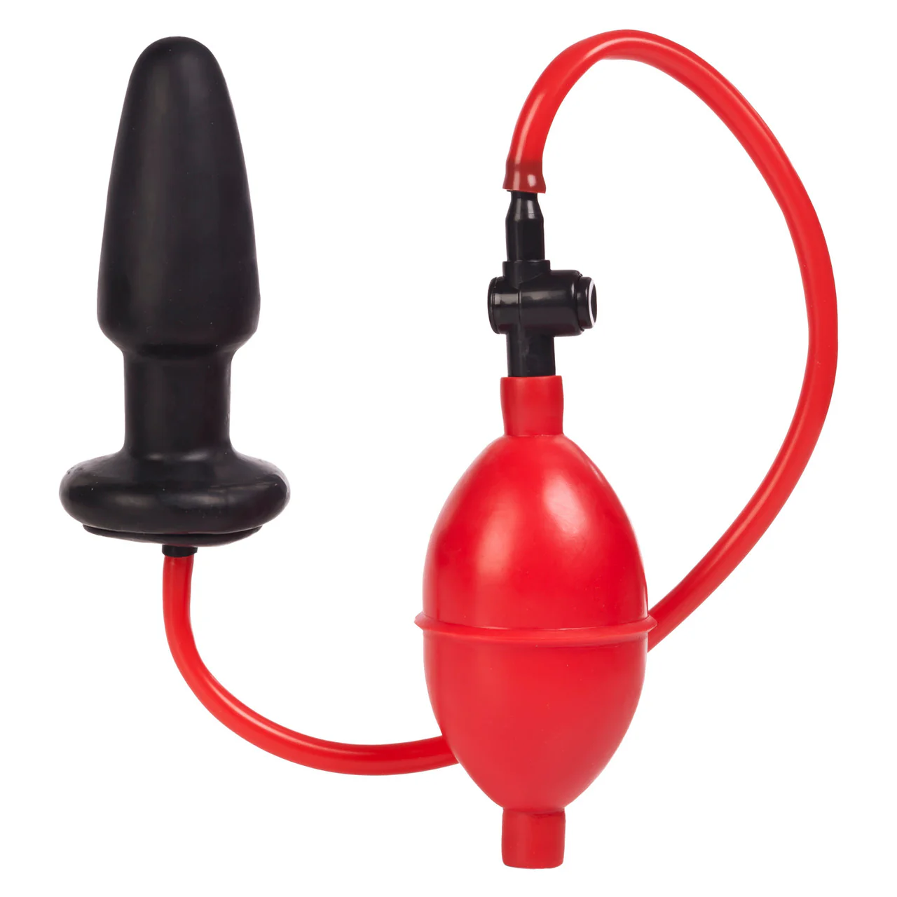 Anal Toys Expandable Butt Plug Black and Red - Image 2
