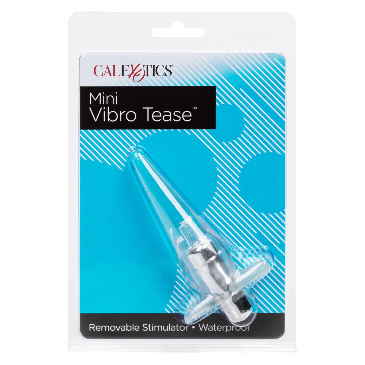Anal Toys Mini Vibro Tease Vibrating Butt Plug - Clear - Image 5