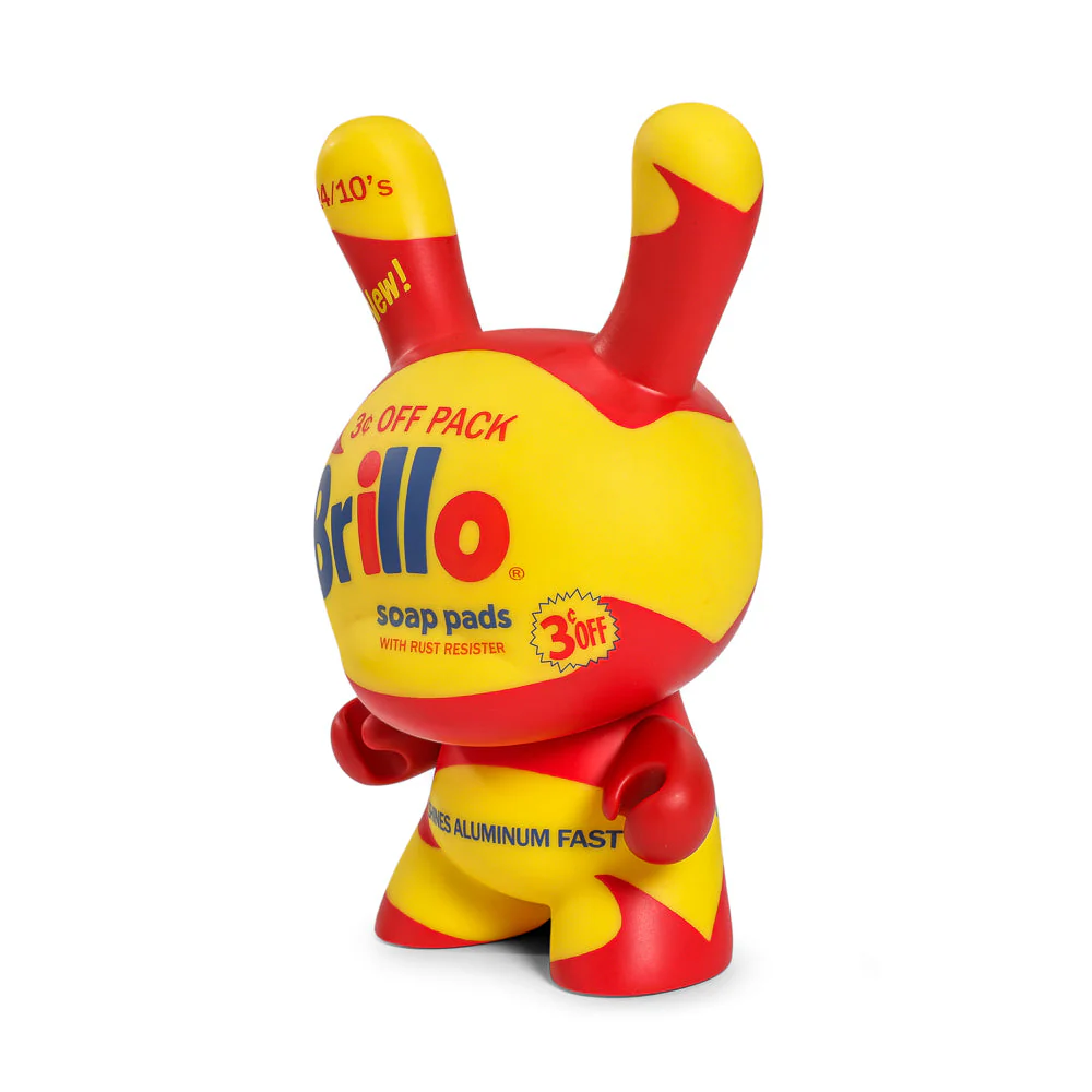 ANDY WARHOL 8 IN MASTERPIECE VINYL YELLOW BRILLO BOX DUNNY - Image 12