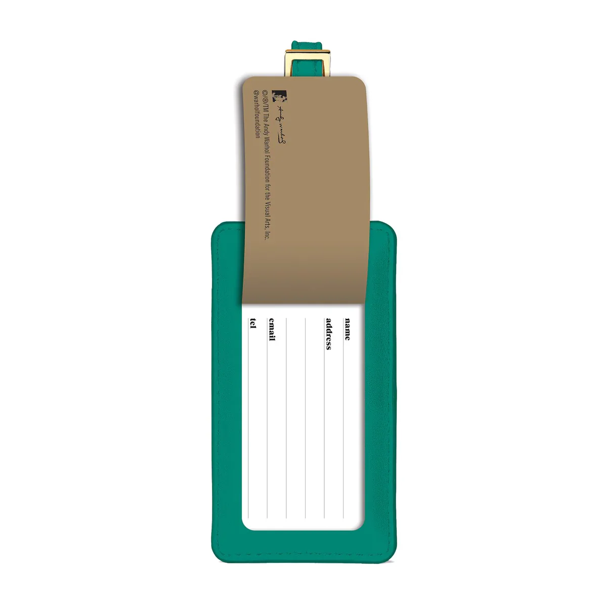 Andy Warhol Quotation Luggage Tag - Image 2