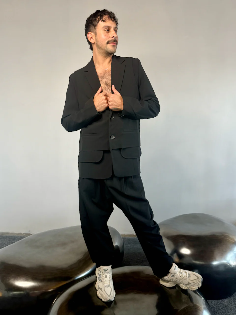 ANTS BLAZER BLACK by Henrik Vibskov - Image 19