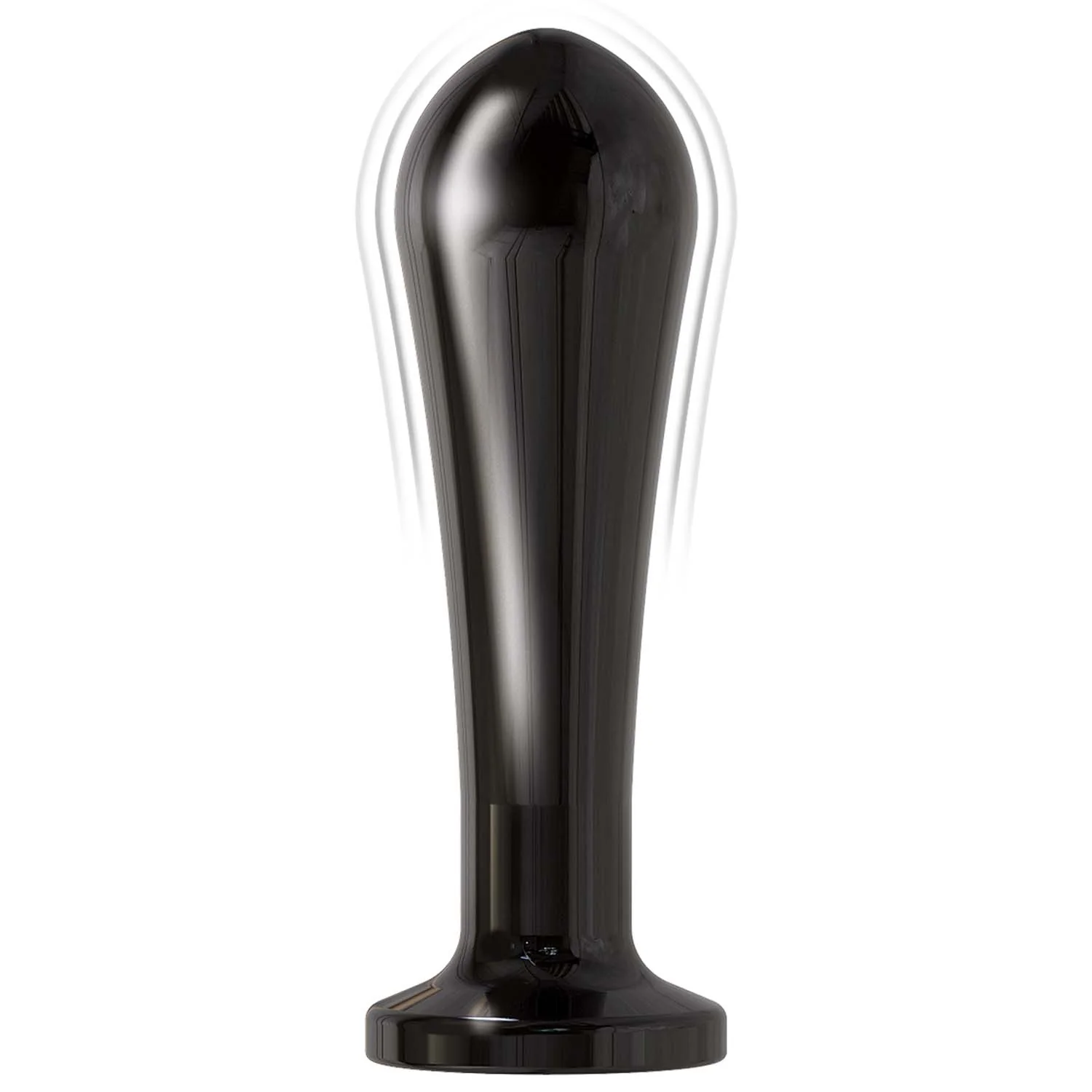 ASS-SATION REMOTE VIBRATING METAL ANAL BULB-BLACK - Image 3