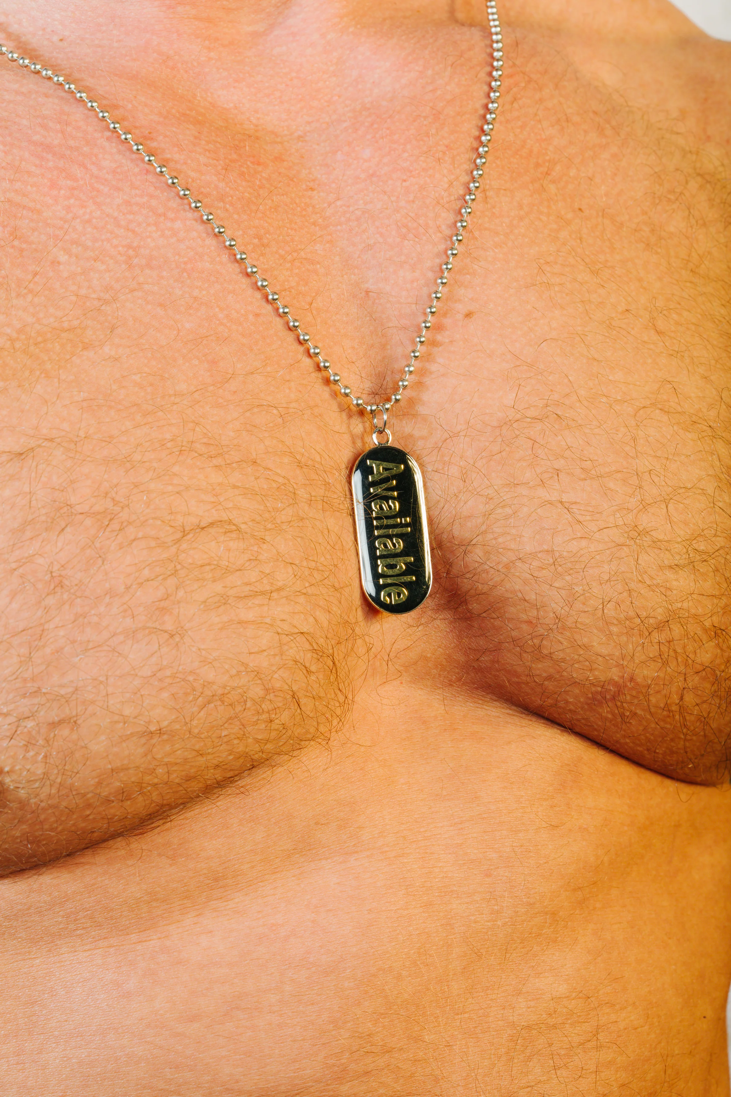AVAILABLE ID TAG Necklace - Image 3