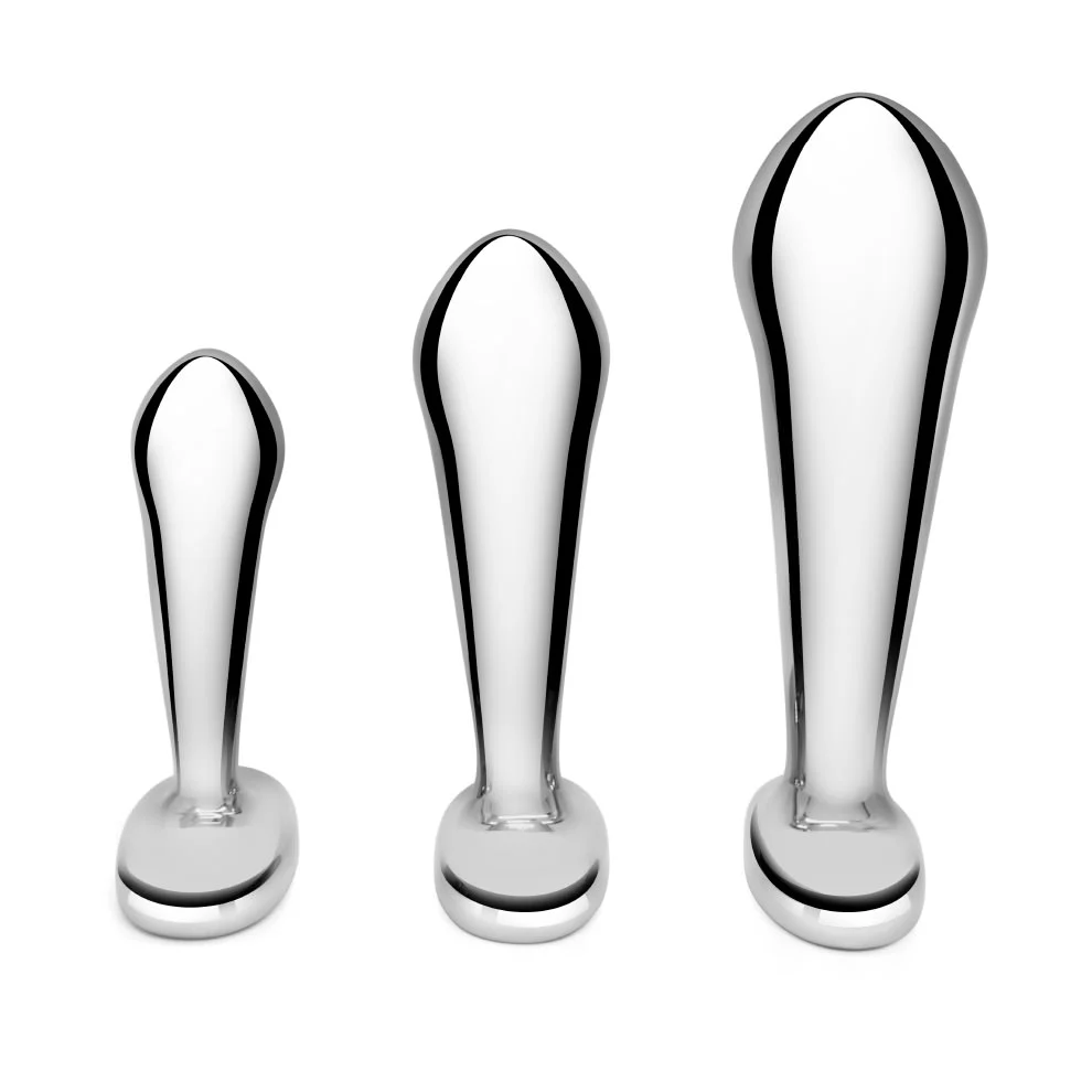 B-Vibe Stainless Steel P-Spot Training Set - Image 5