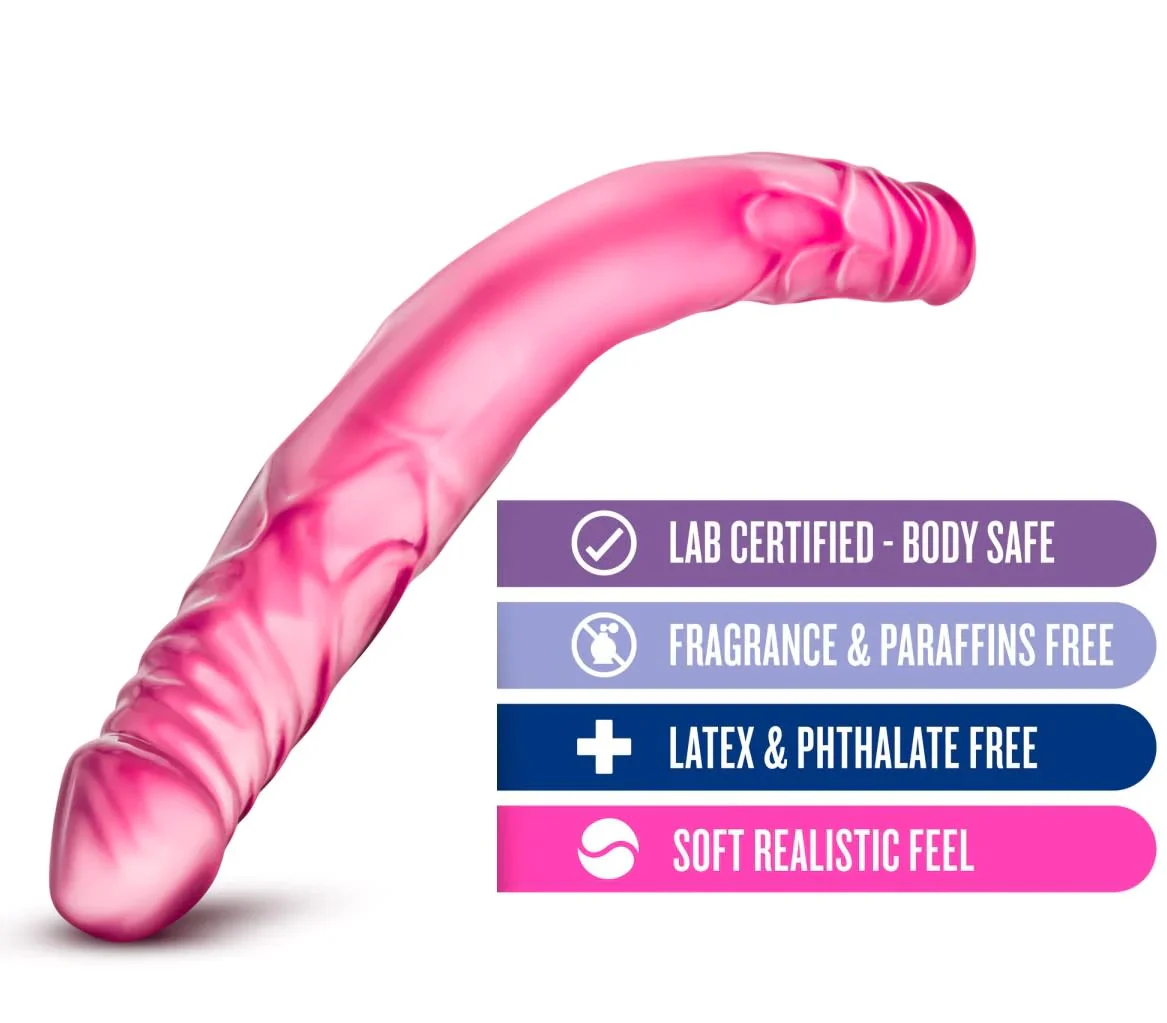 B Yours Pink 14-Inch Long Dildo - Image 3