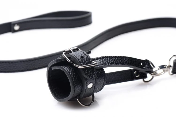 Ball Stretcher With Leash by Strict Leather - Image 6