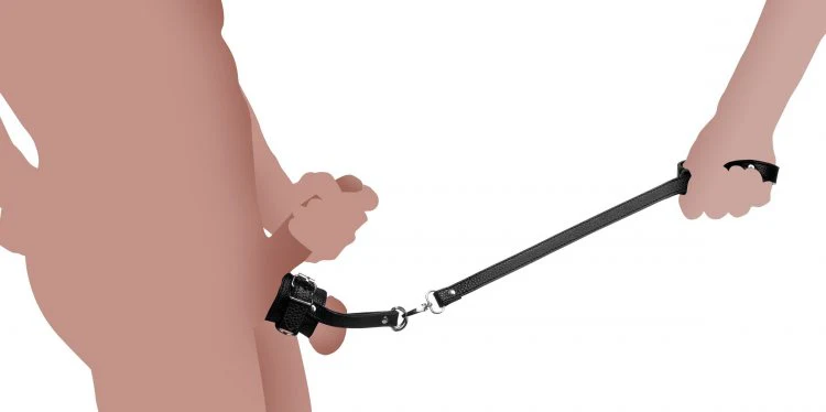 Ball Stretcher With Leash by Strict Leather - Image 8