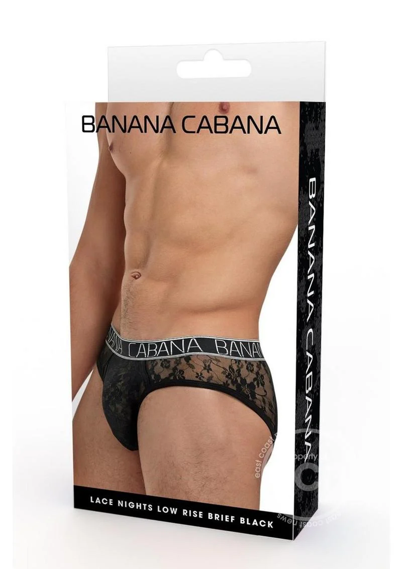 Banana Cabana Lace Nights Low Rise Brief - Image 3