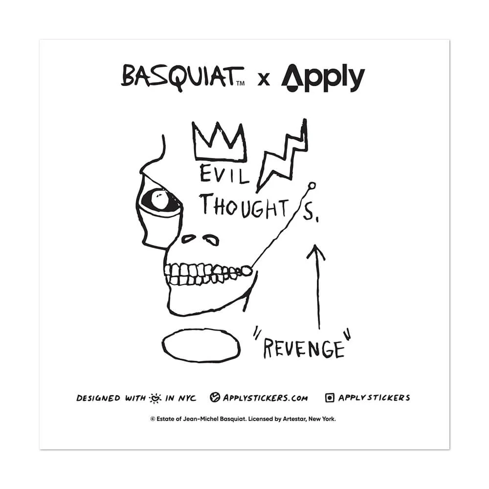 Basquiat's Notebooks - Sheet of 16 Kiss-Cut Stickers - Image 3
