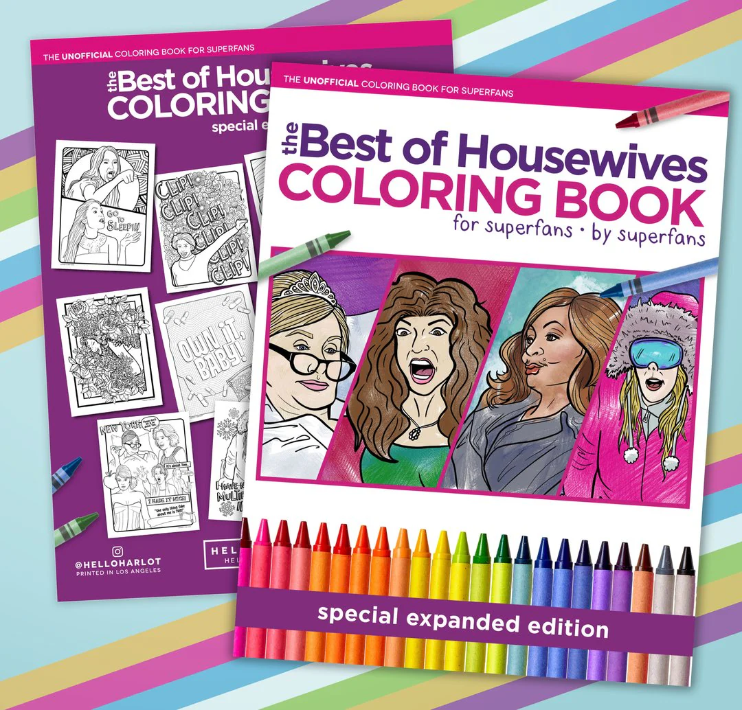 BEST OF HOUSEWIVES COLORING BOOK - Image 4