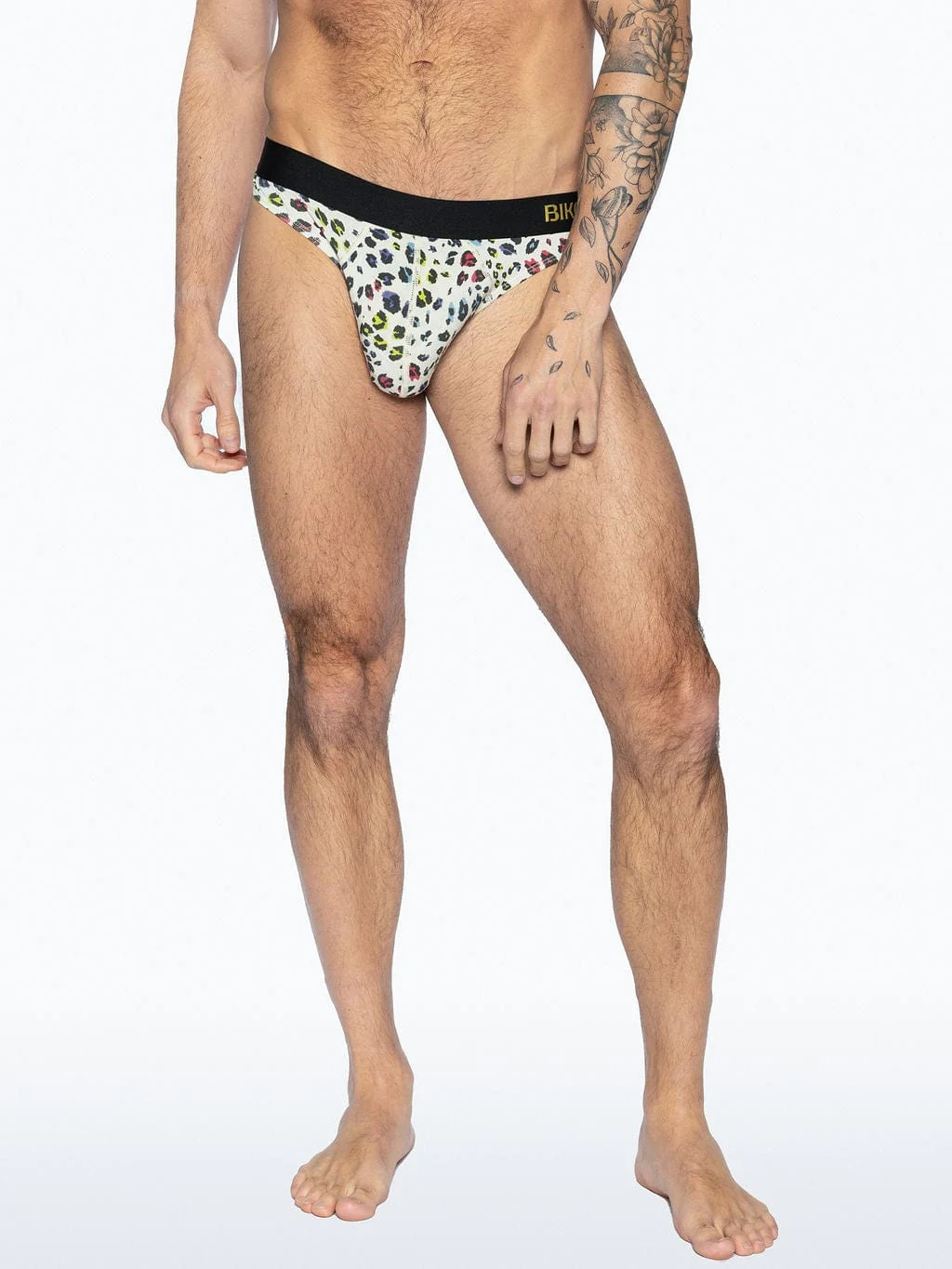 BIKE Active Thong - Animal Print - Image 3