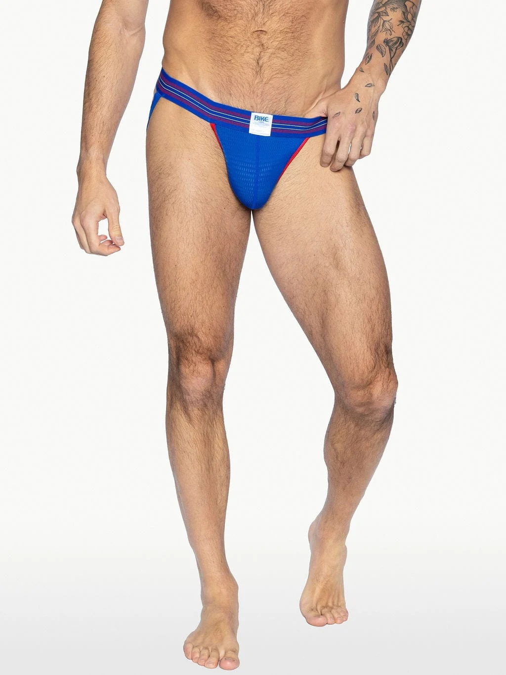 BIKE ATHLETIC Mesh Jockstrap - Blue - Image 3
