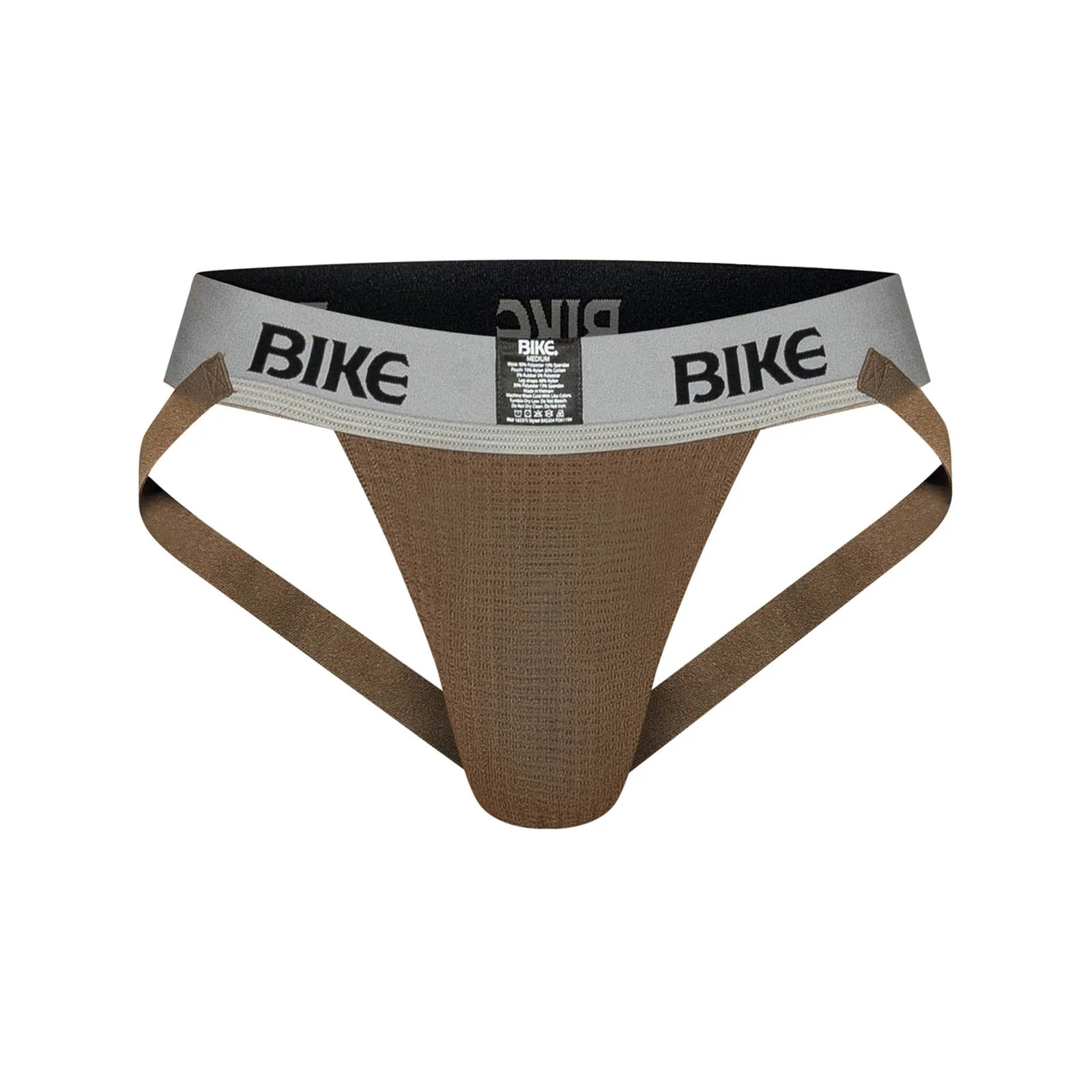 BIKE Classic Jockstrap - Brown - Image 2