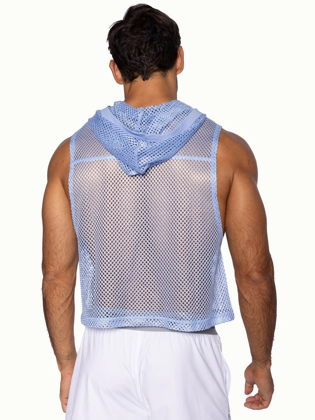 BIKE Hooded Sleeveless Practice Jersey - Ice Blue - Image 7