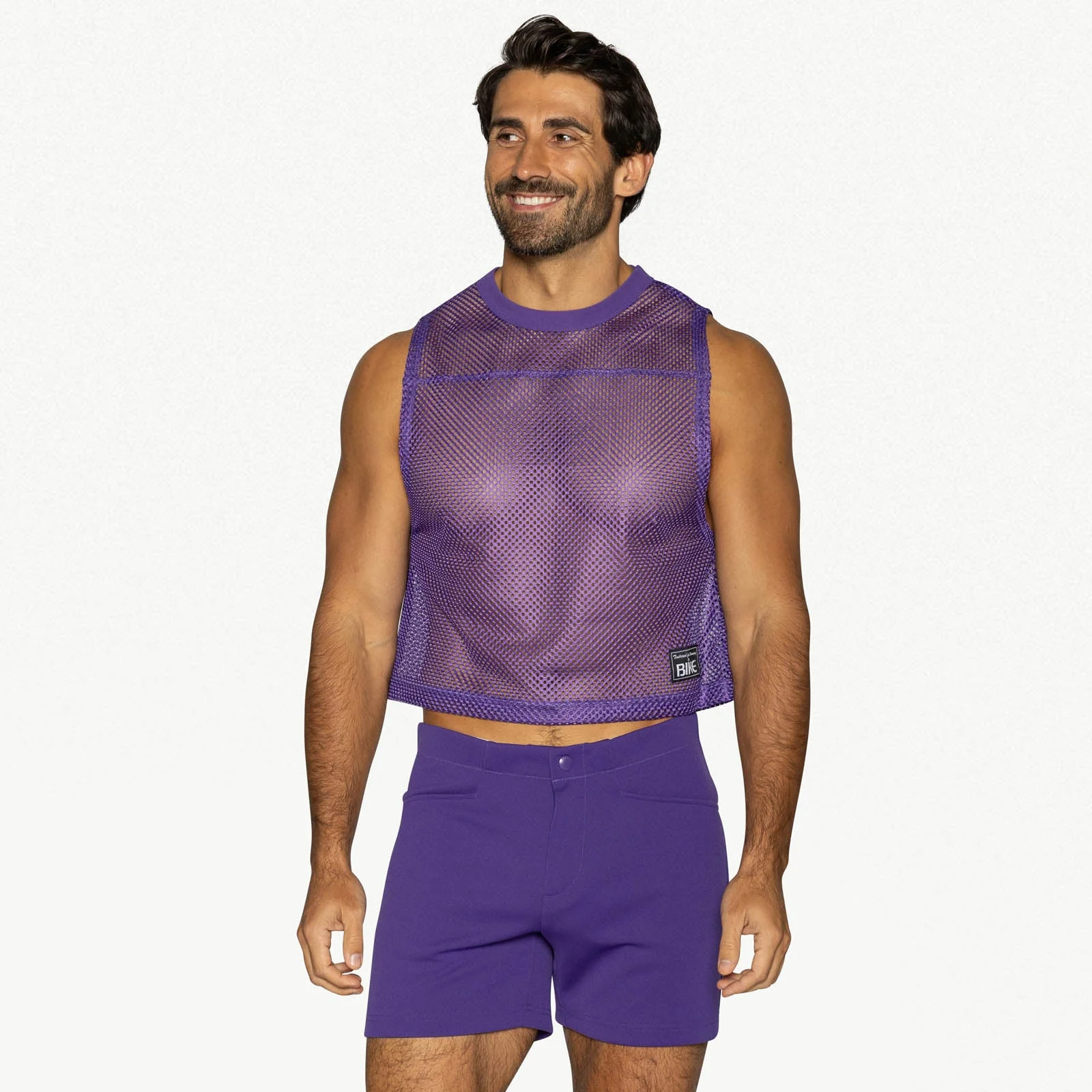 BIKE Short Sleeveless Practice Jersey - Purple - Image 3