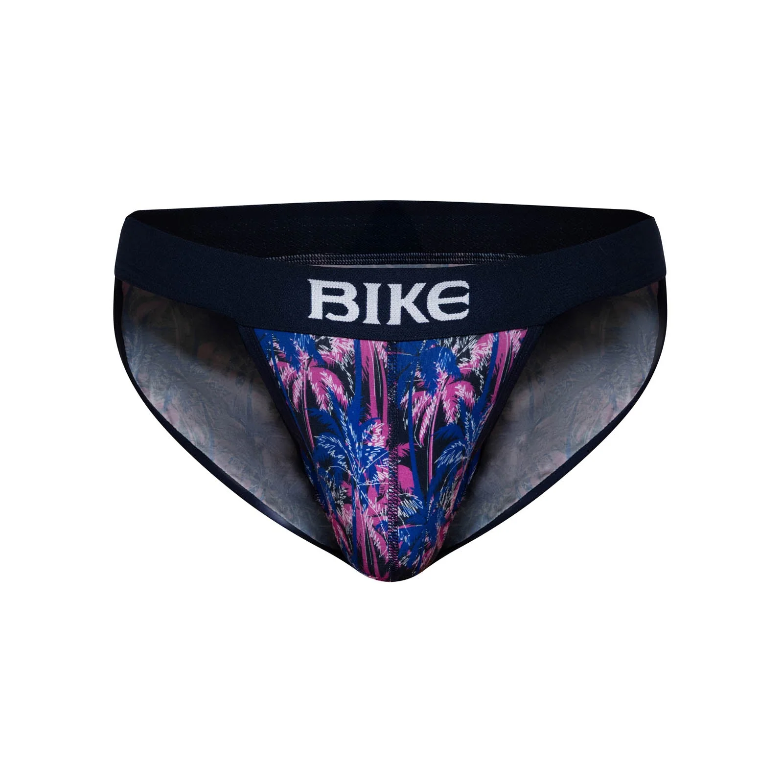 BIKE Stretch Cotton Jock Brief -  Palm PArty - Image 2