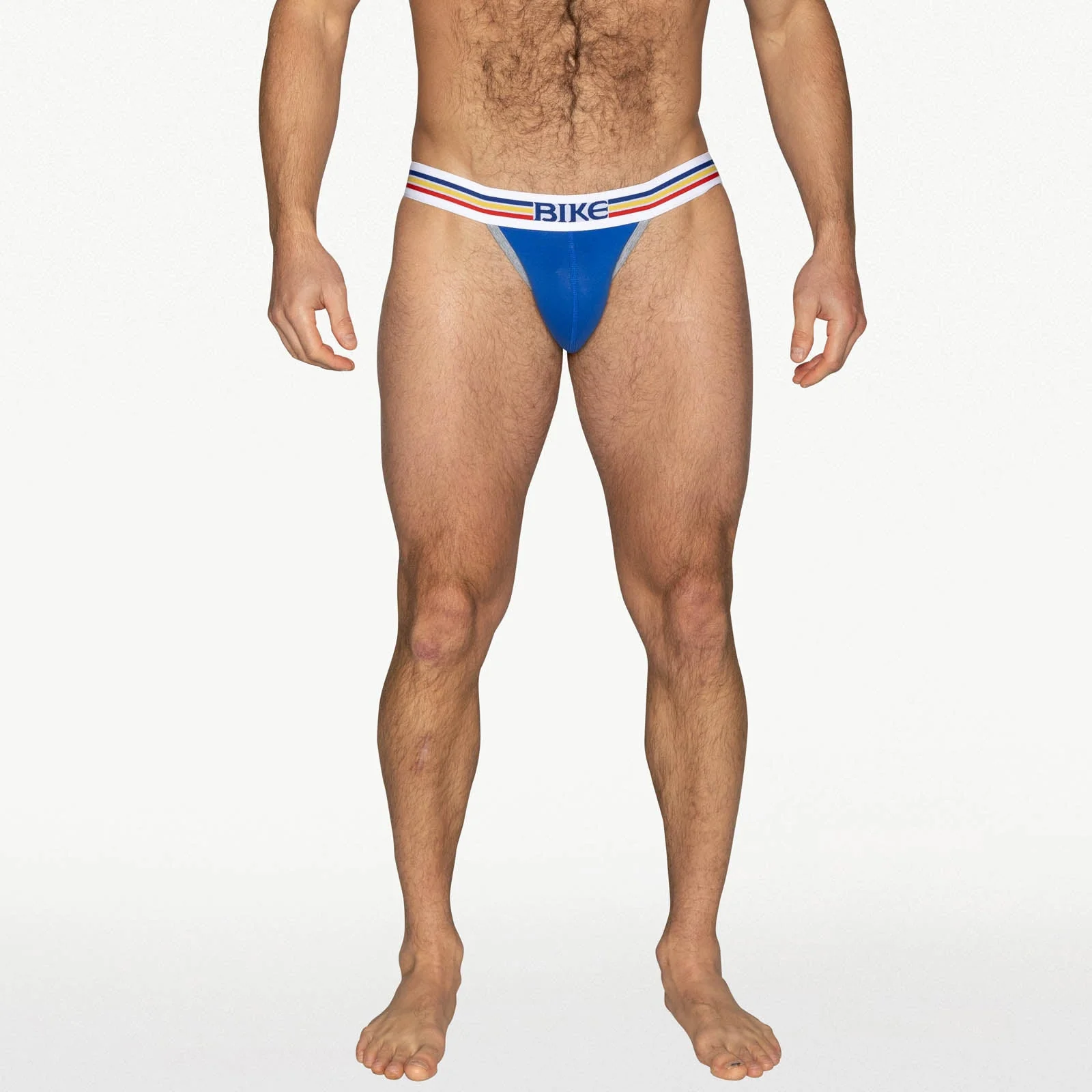 BIKE Stretch Cotton Jock Brief - Royal - Image 3