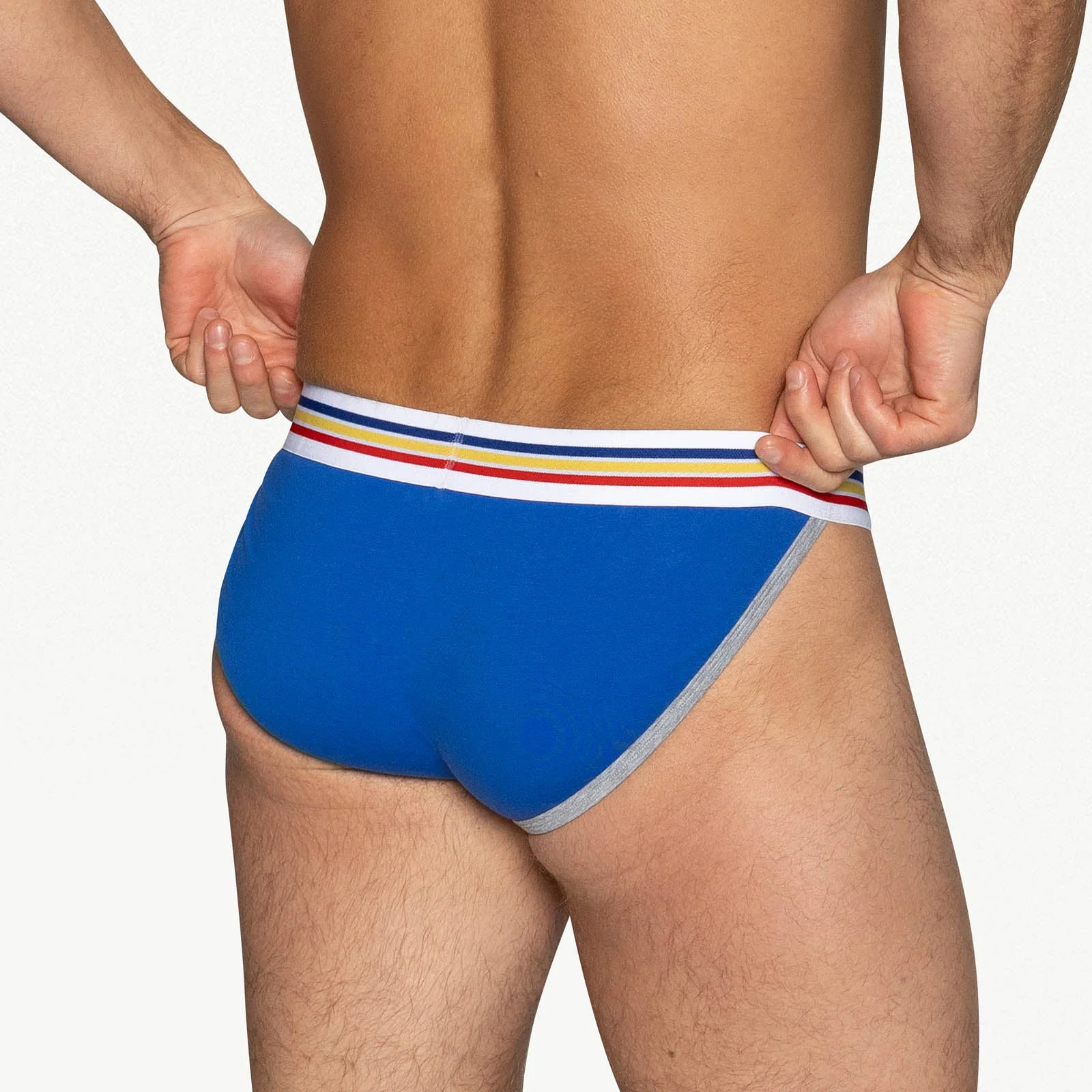 BIKE Stretch Cotton Jock Brief - Royal - Image 4