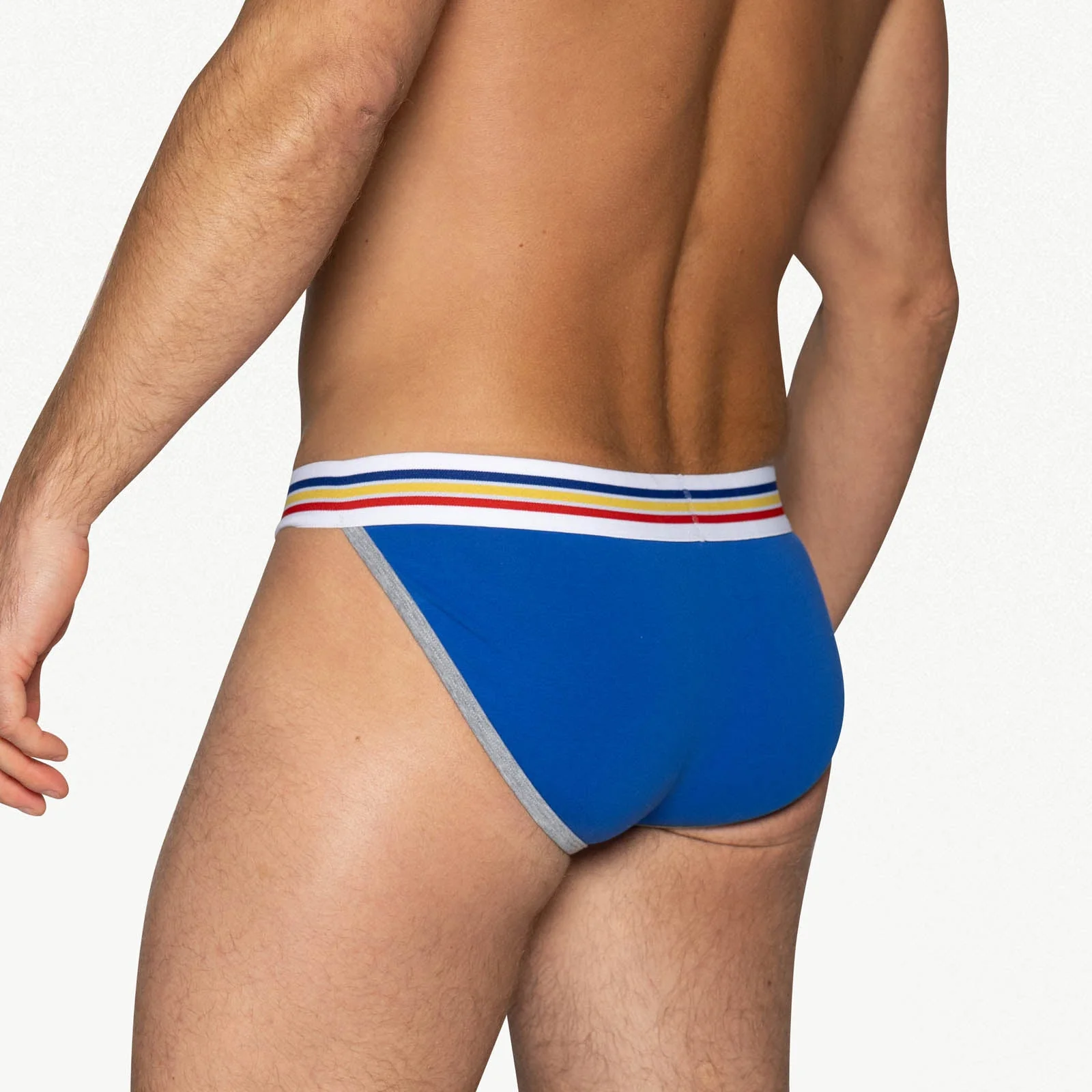 BIKE Stretch Cotton Jock Brief - Royal - Image 5