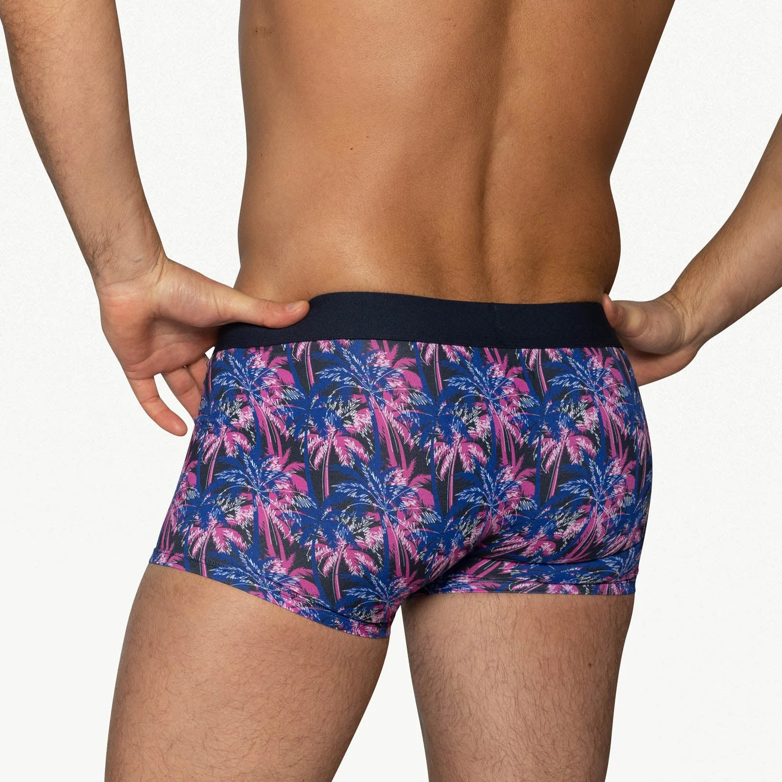 BIKE Stretch Cotton Trunk Underwear - Palm PArty - Image 4