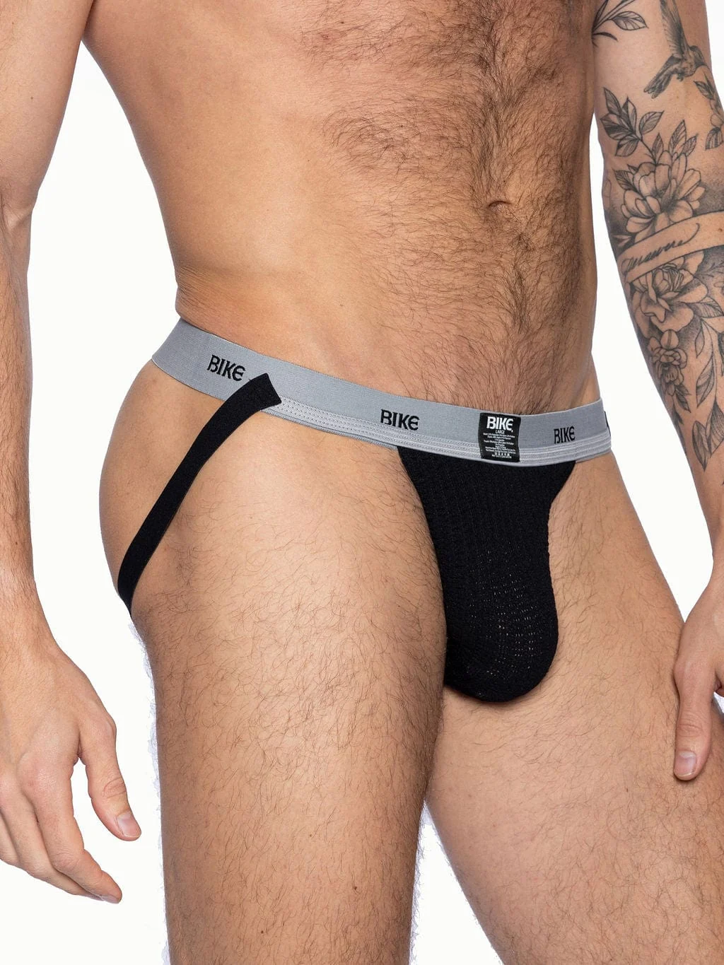 BIKE Swimmer Jockstrap - Black - Image 4