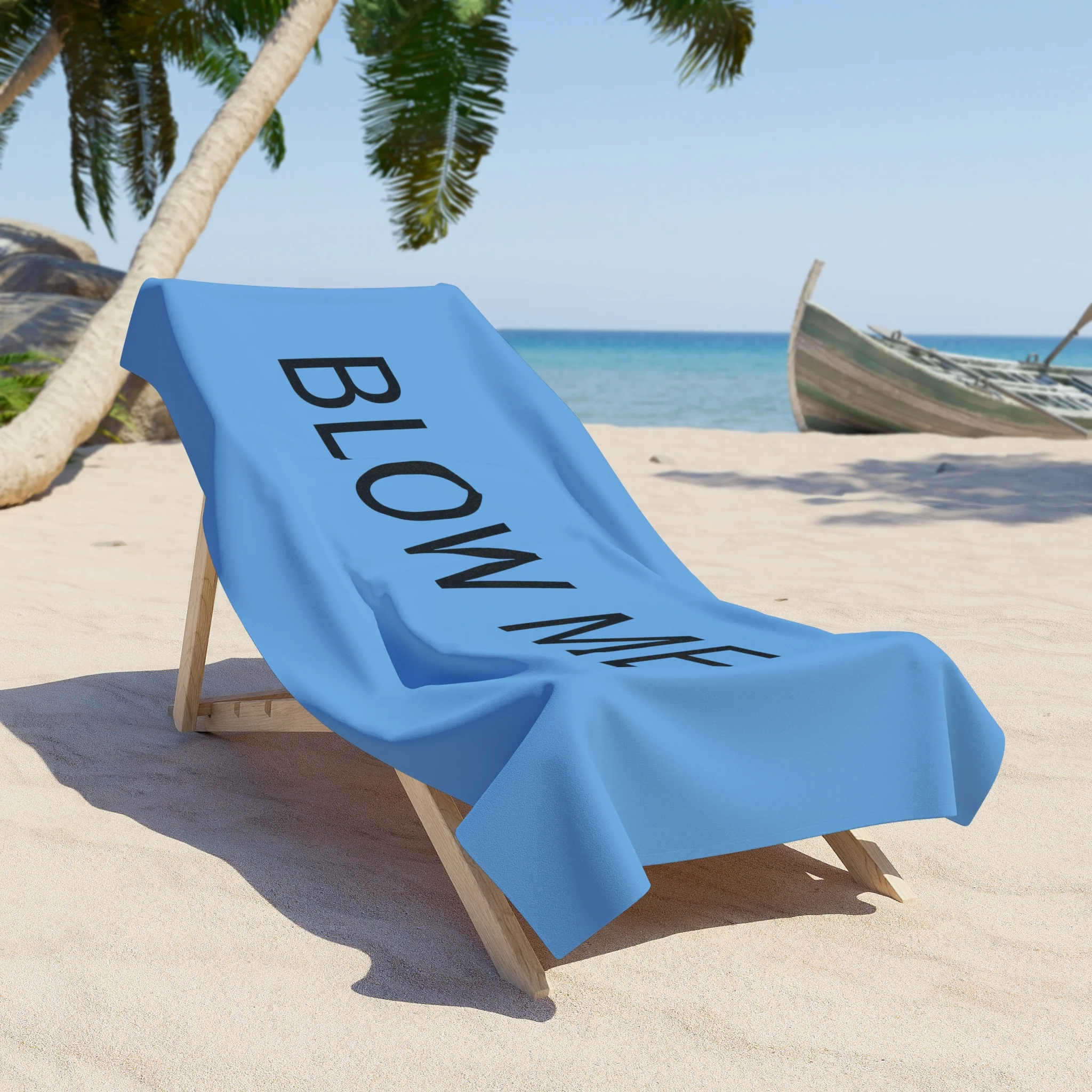 Blow Me Beach Towel by CULTUREEDIT - Image 3
