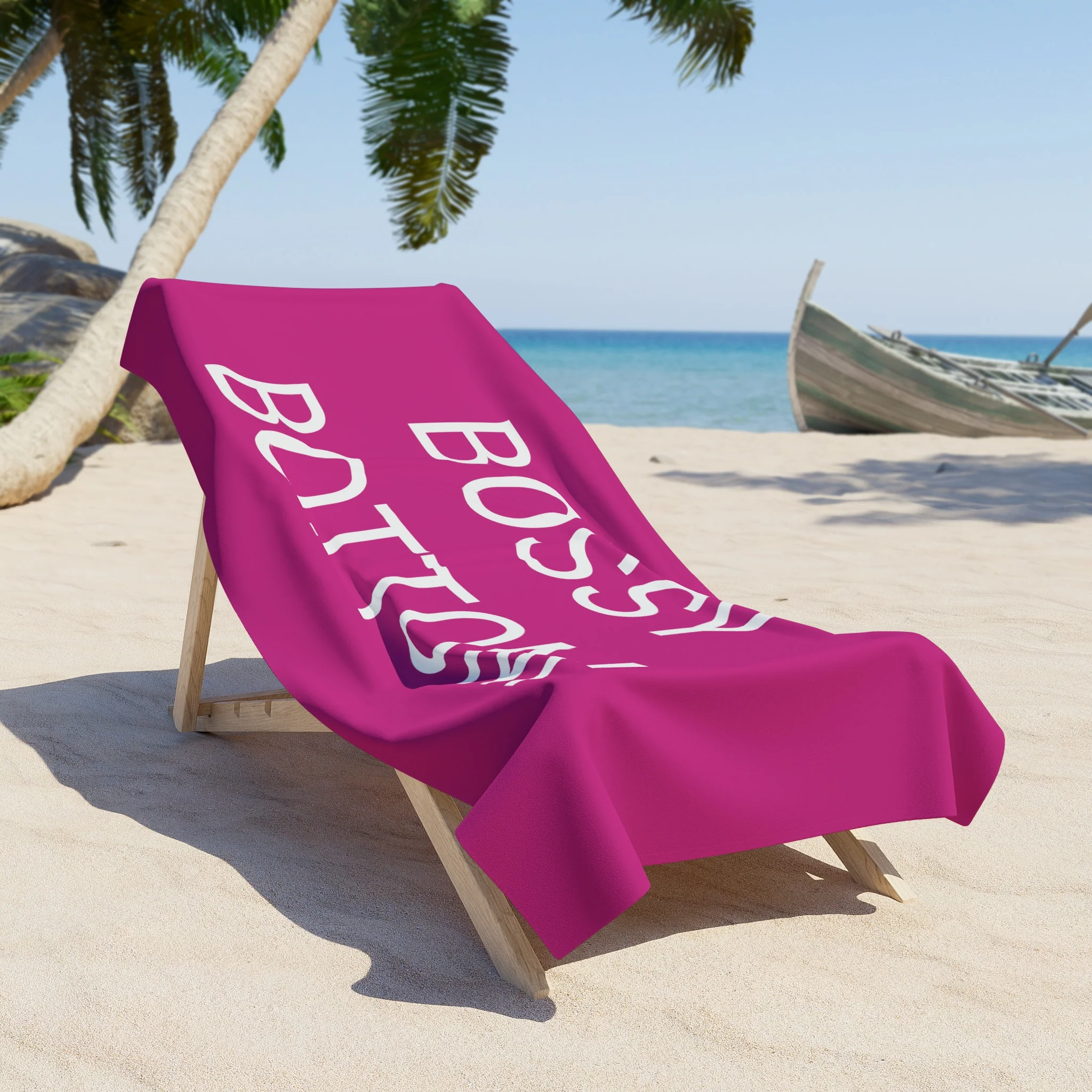 Bossy Bottom Beach Towel by CULTUREEDIT - Image 3
