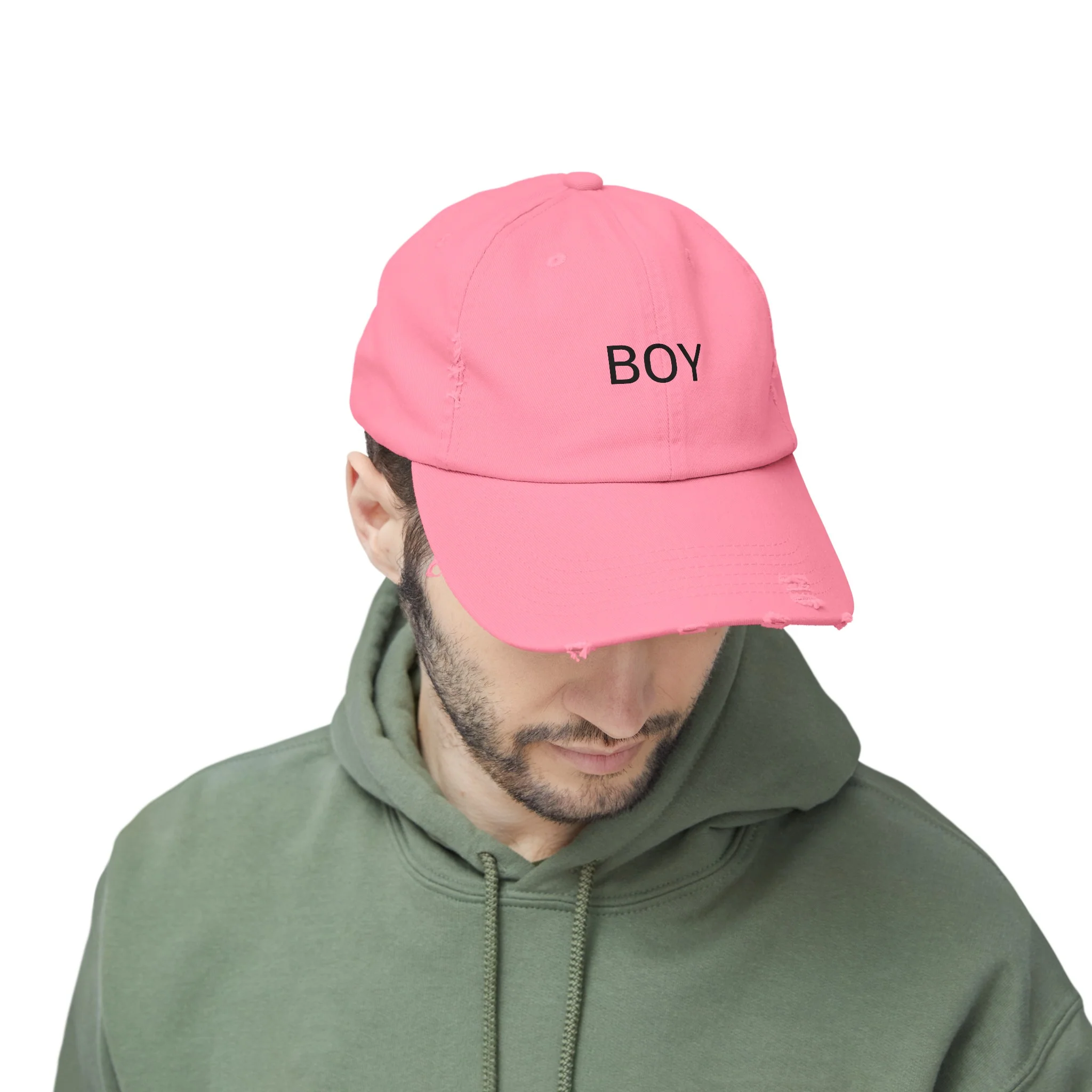 BOY Distressed Cap in 6 colors - Image 9