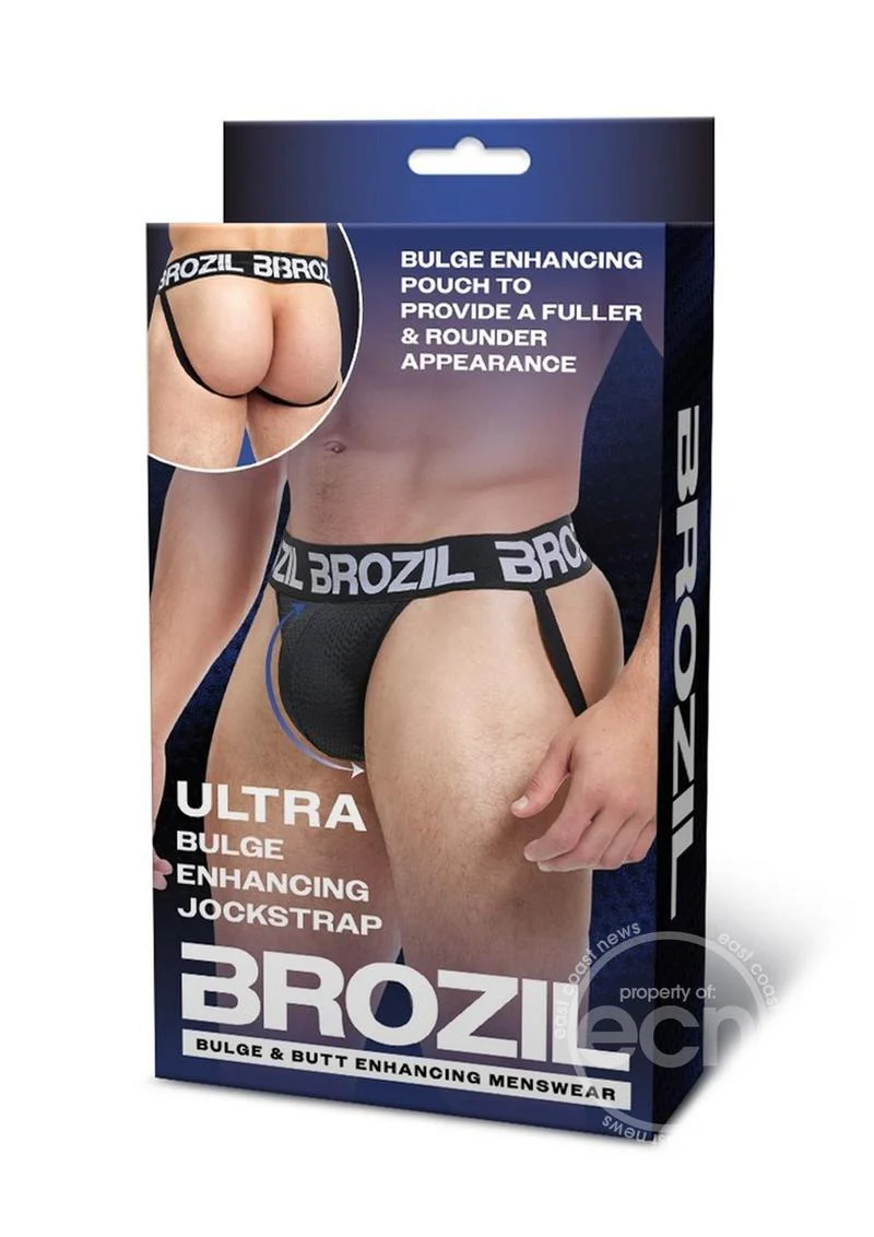 Brozil Ultra Bulge Enhancing Jockstrap Black - Image 2
