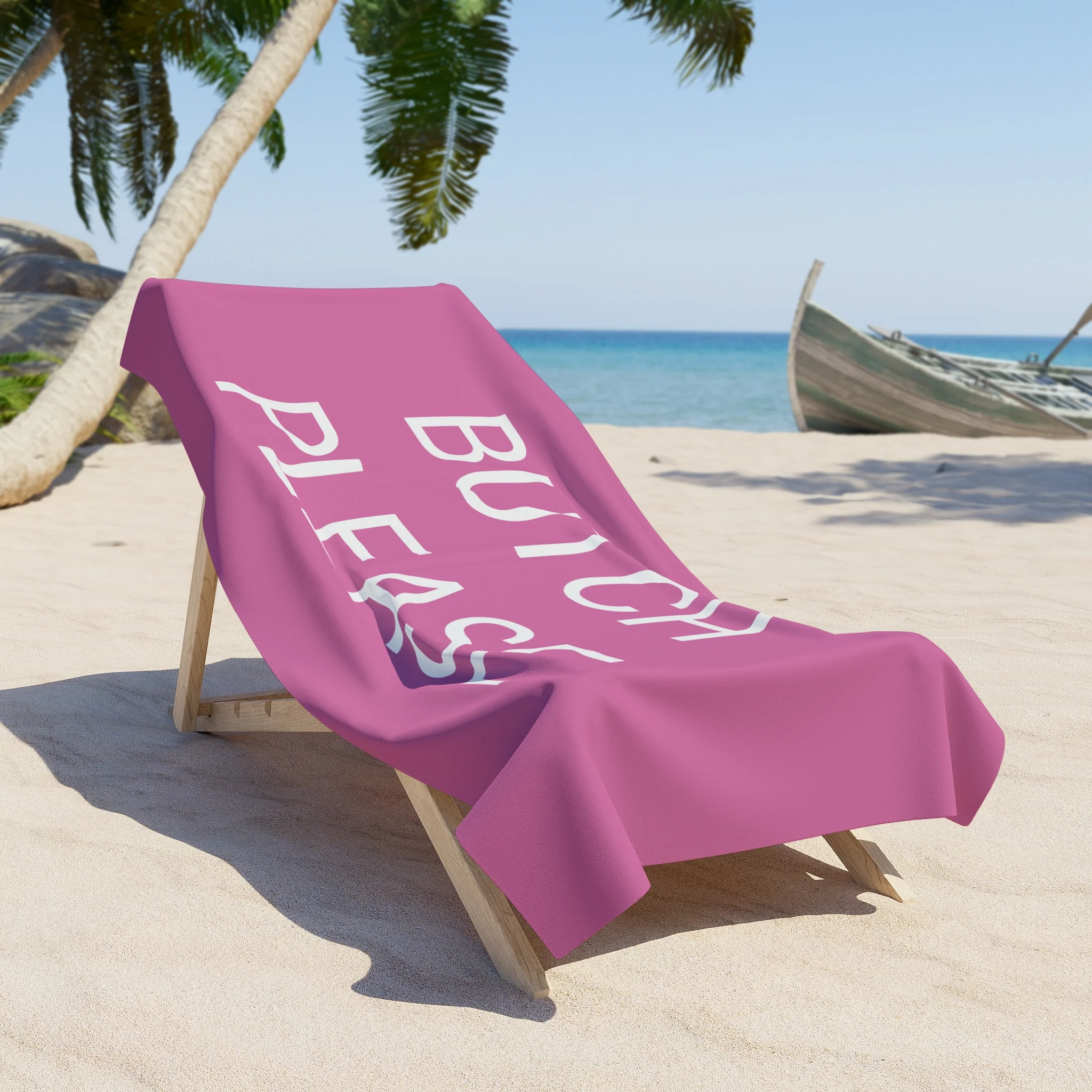 Butch Please Beach Towel by CULTUREEDIT - Image 3
