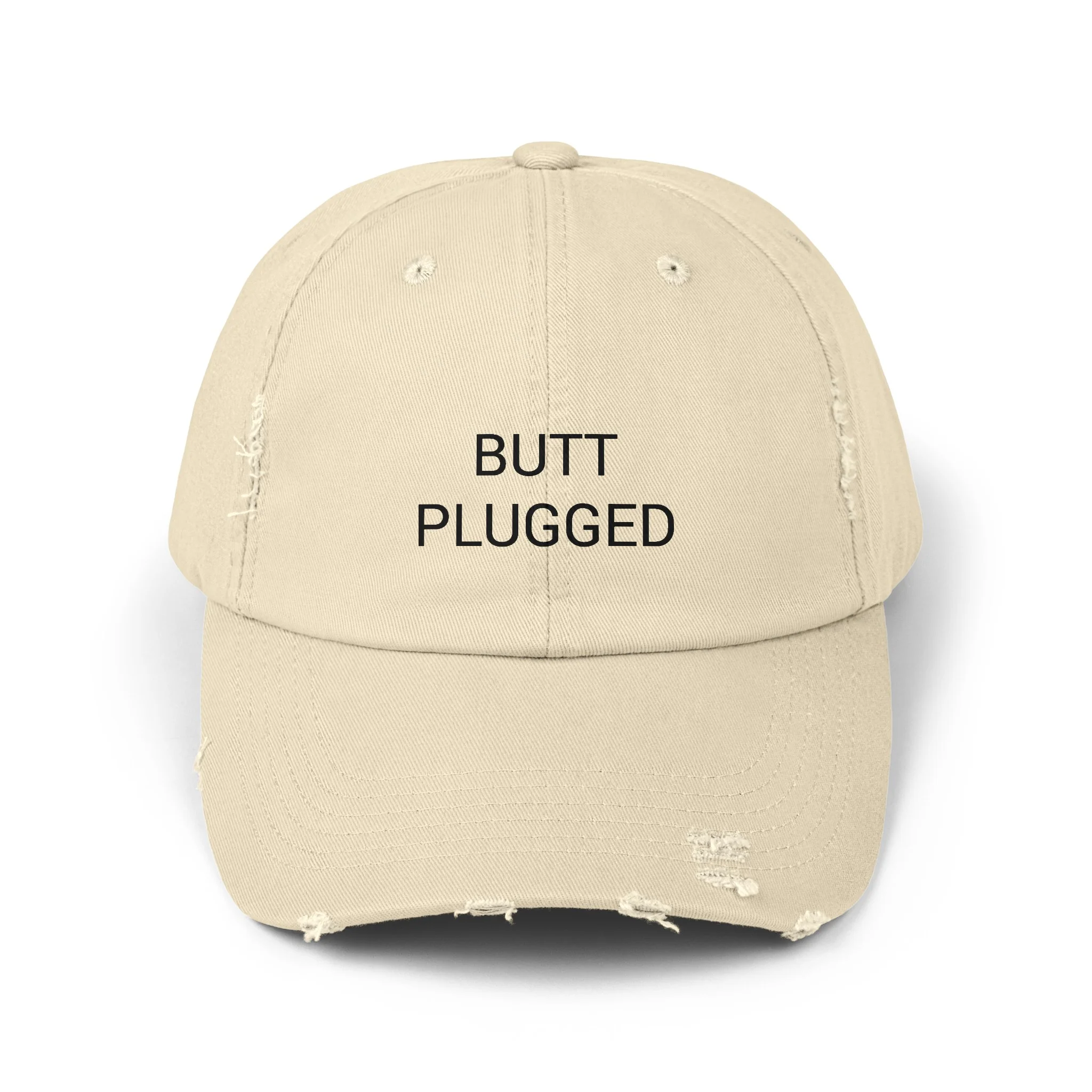 BUTT PLUGGED Distressed Cap in 6 colors - Image 5