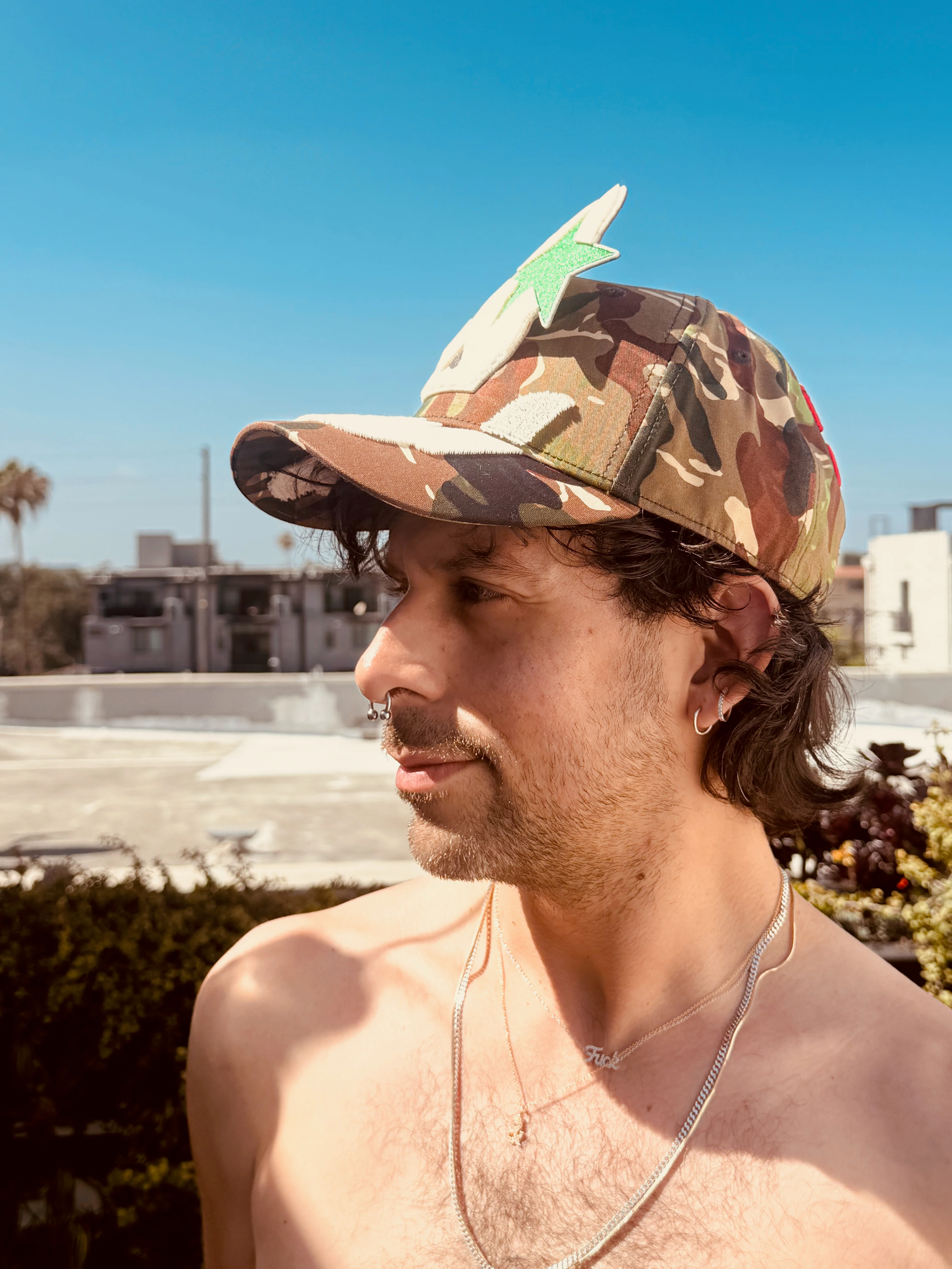 Camo Cap by Walter van Beirendonck - Military Green - Image 11