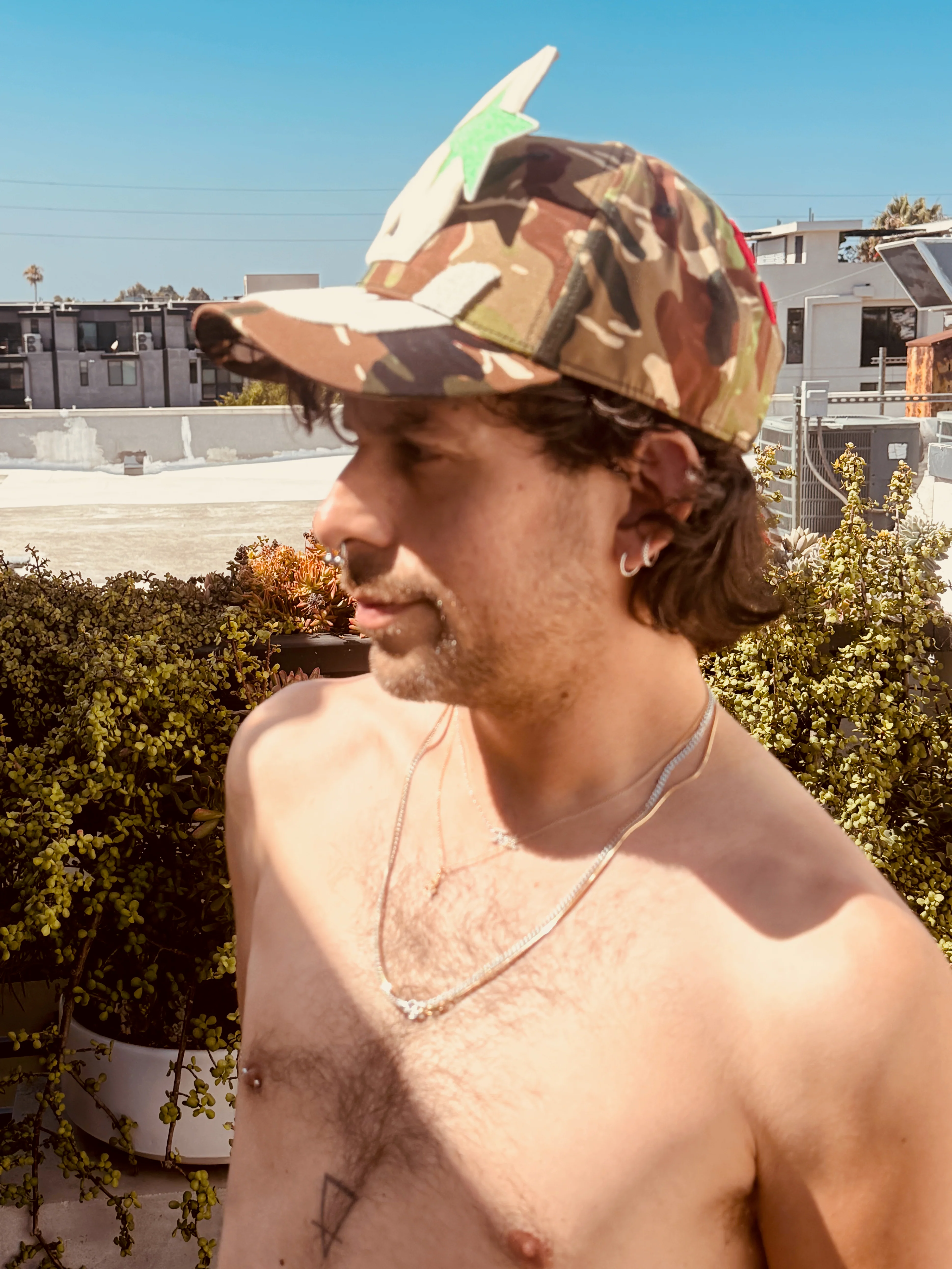 Camo Cap by Walter van Beirendonck - Military Green - Image 9