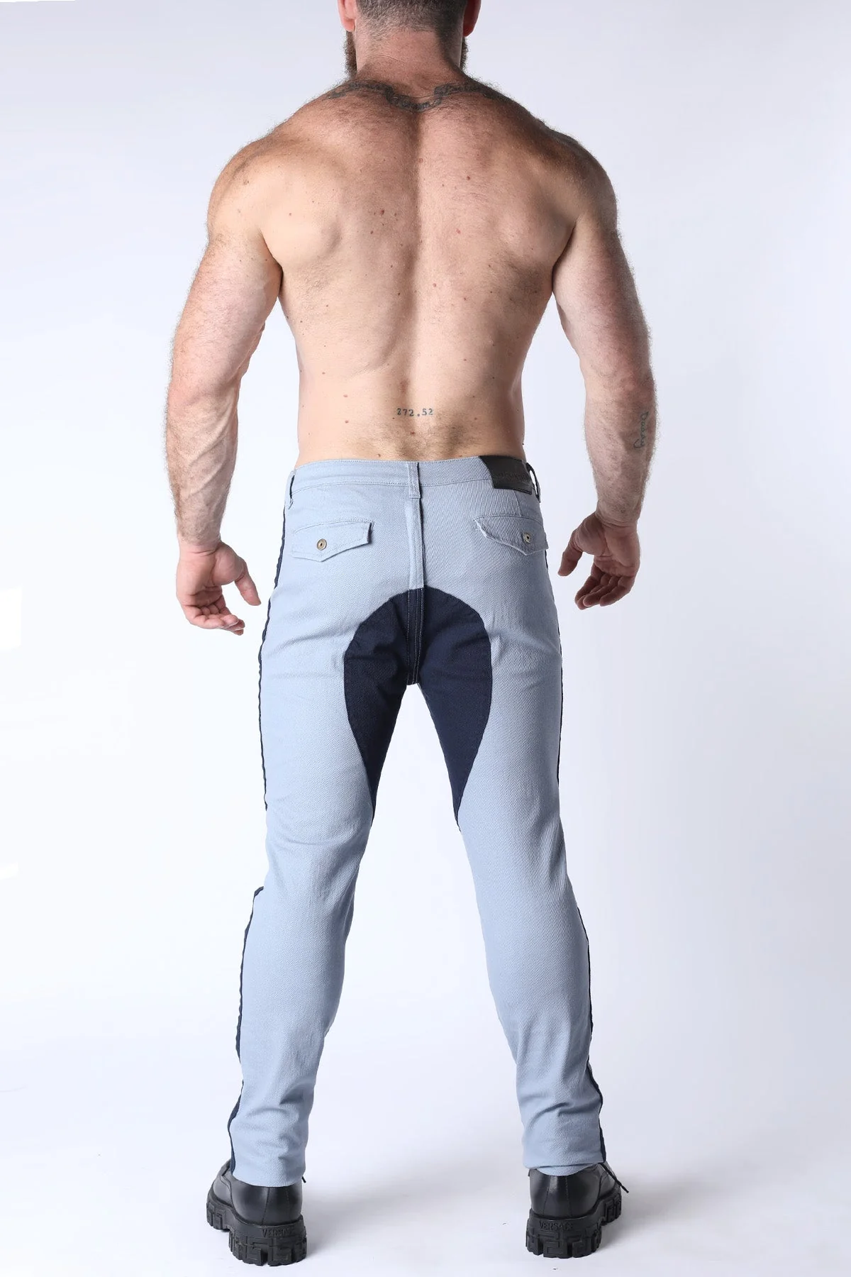 CELLBLOCK 13 Brigade Twill Saddle Zipper Pant- Steel Blue - Image 2