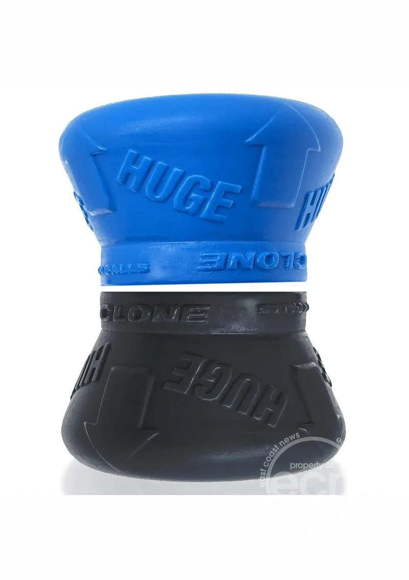 Clone Duo Huge Silicone Ballstretcher (2 pack) - Black/Blue - Image 3