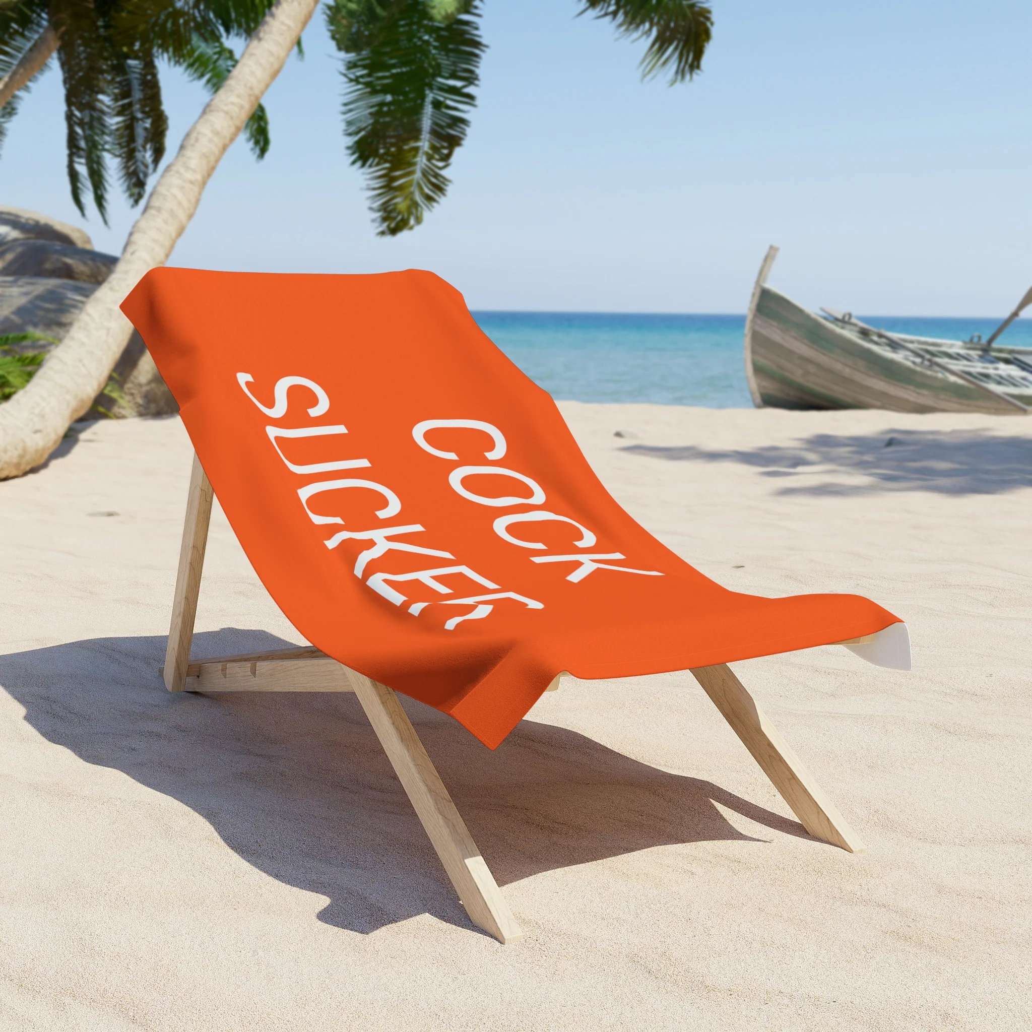 Cock Sucker Beach Towel by CULTUREEDIT - Image 4
